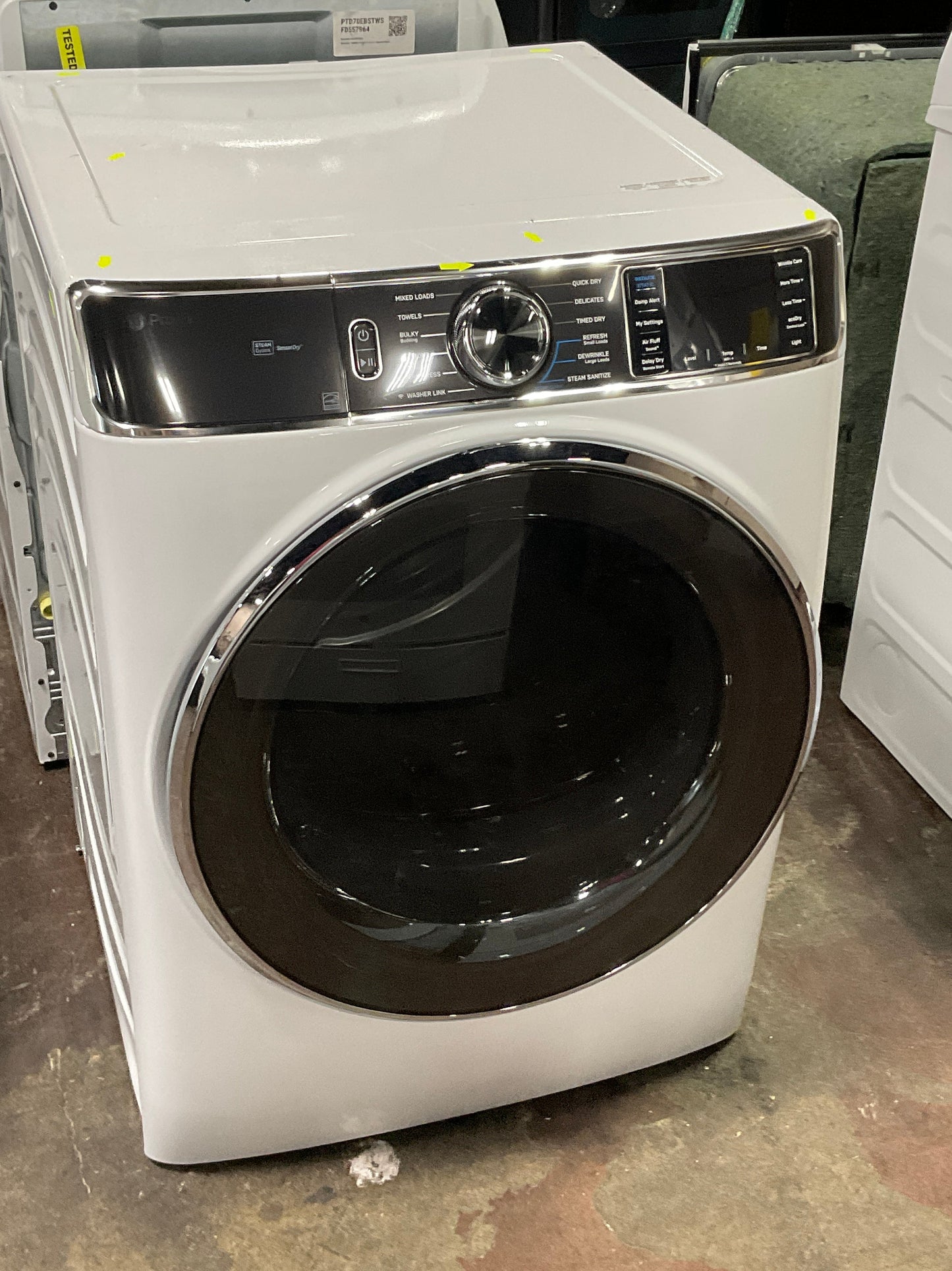 GE Profile™ 7.8 cu. ft. Capacity Smart Front Load Electric Dryer with Steam and Sanitize Cycle
