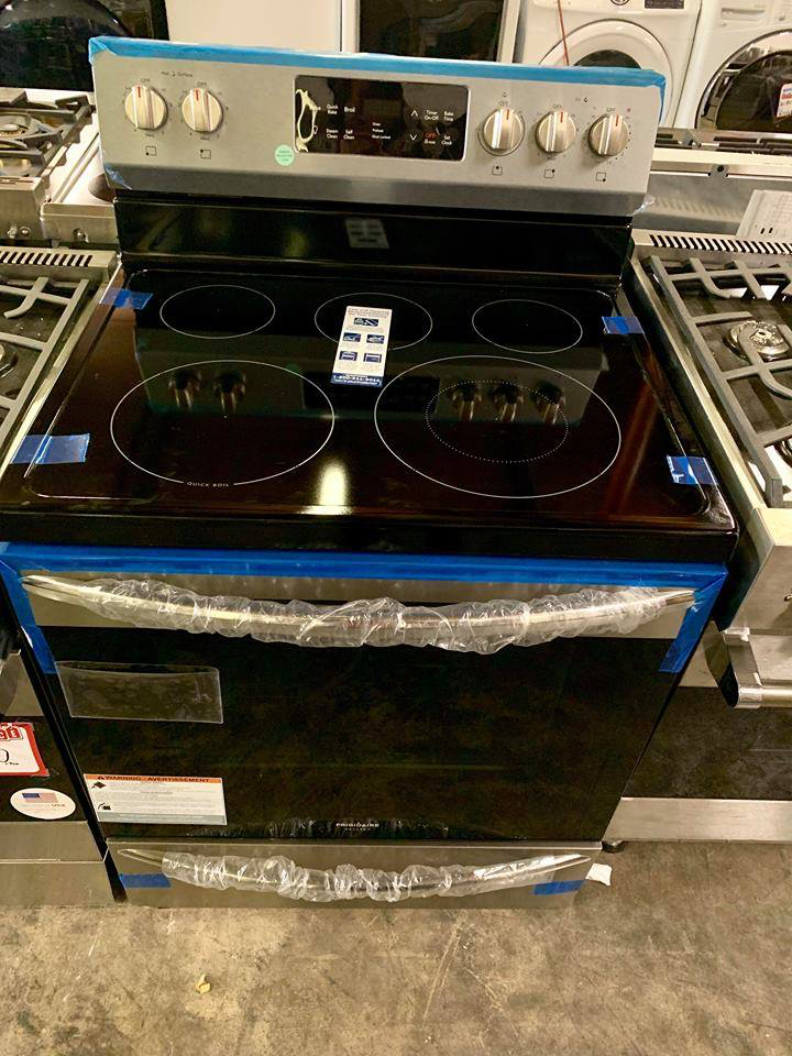 Frigidaire Gallery Electric Stove in stainless steel