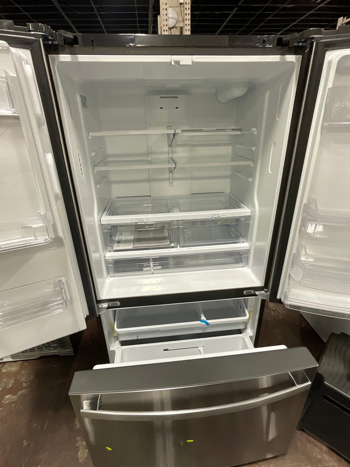 GE GE® ENERGY STAR® 20.6 Cu. Ft. Fingerprint Resistant Counter-Depth French-Door Refrigerator
