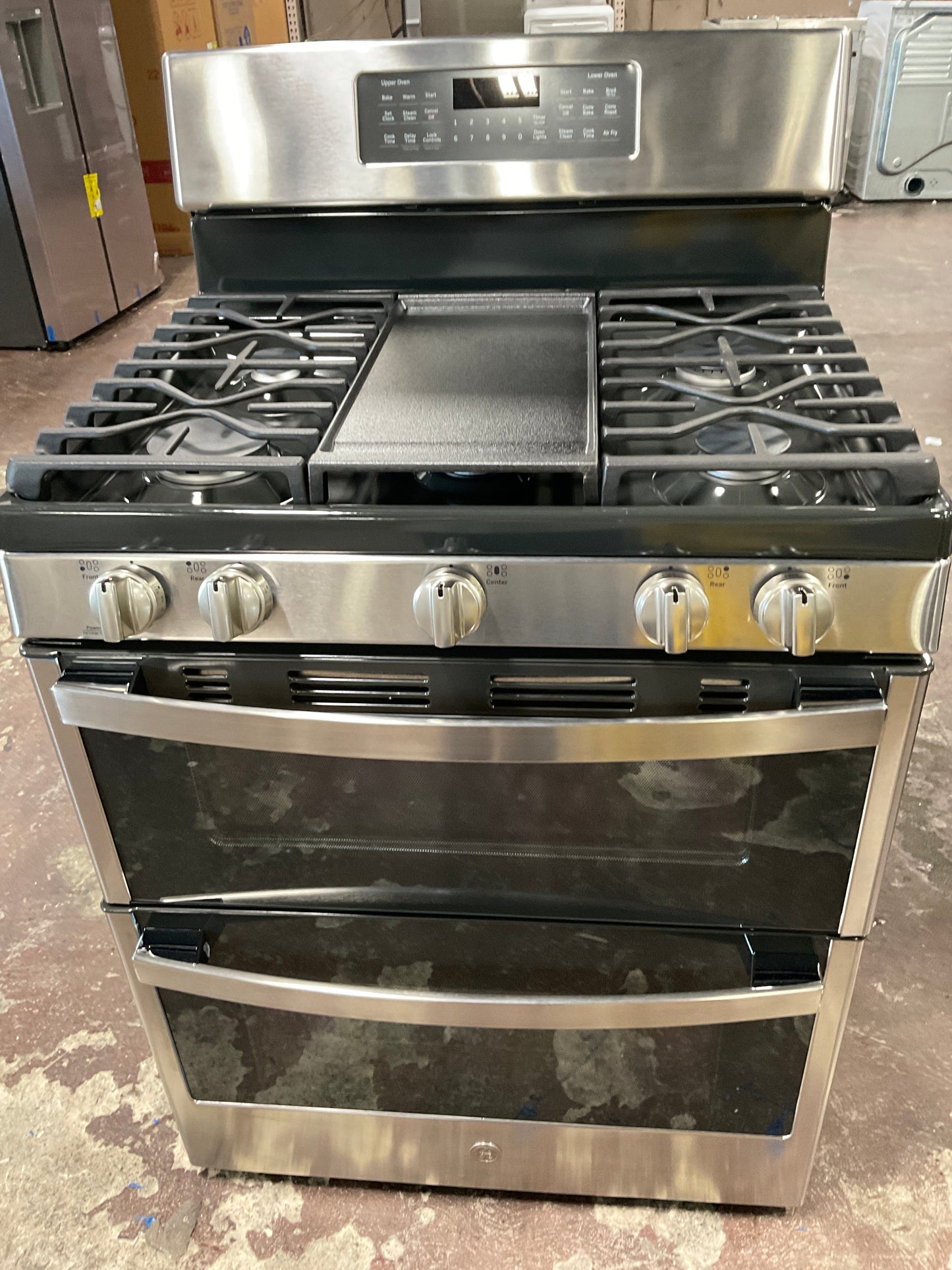 GE 30" Free-Standing Gas Double Oven Convection Range