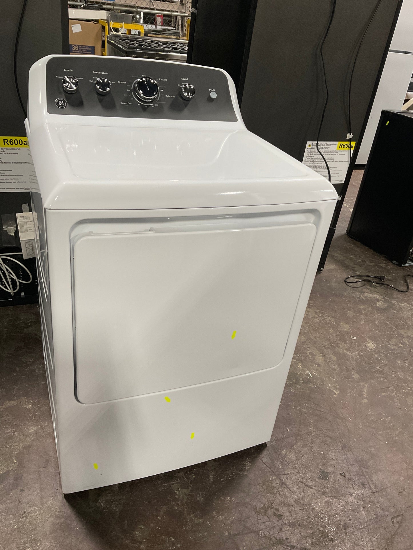 GE GE® 7.2 cu. ft. Capacity Electric Dryer with Up To 120 ft. Venting and Extended Tumble