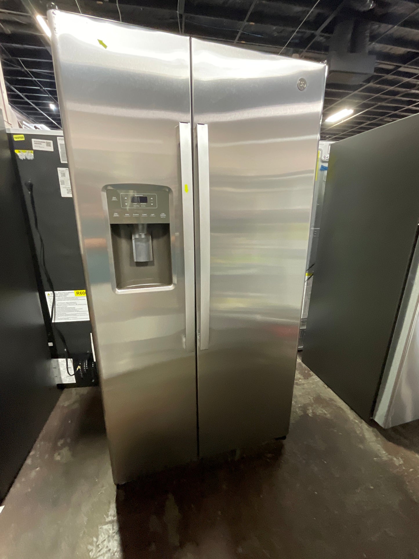 GE® 21.9 Cu. Ft. Counter-Depth Side-By-Side Refrigerator