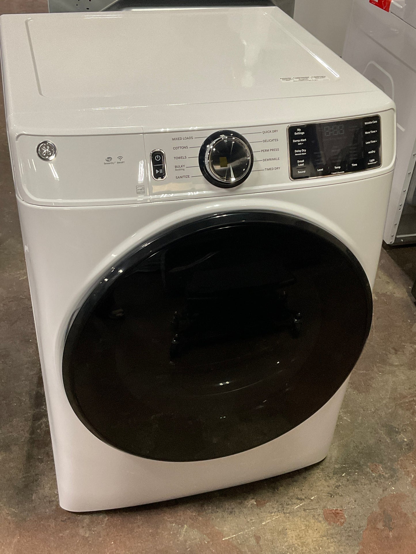 GE GE® ENERGY STAR® 7.8 cu. ft. Capacity Smart Front Load Electric Dryer with Sanitize Cycle