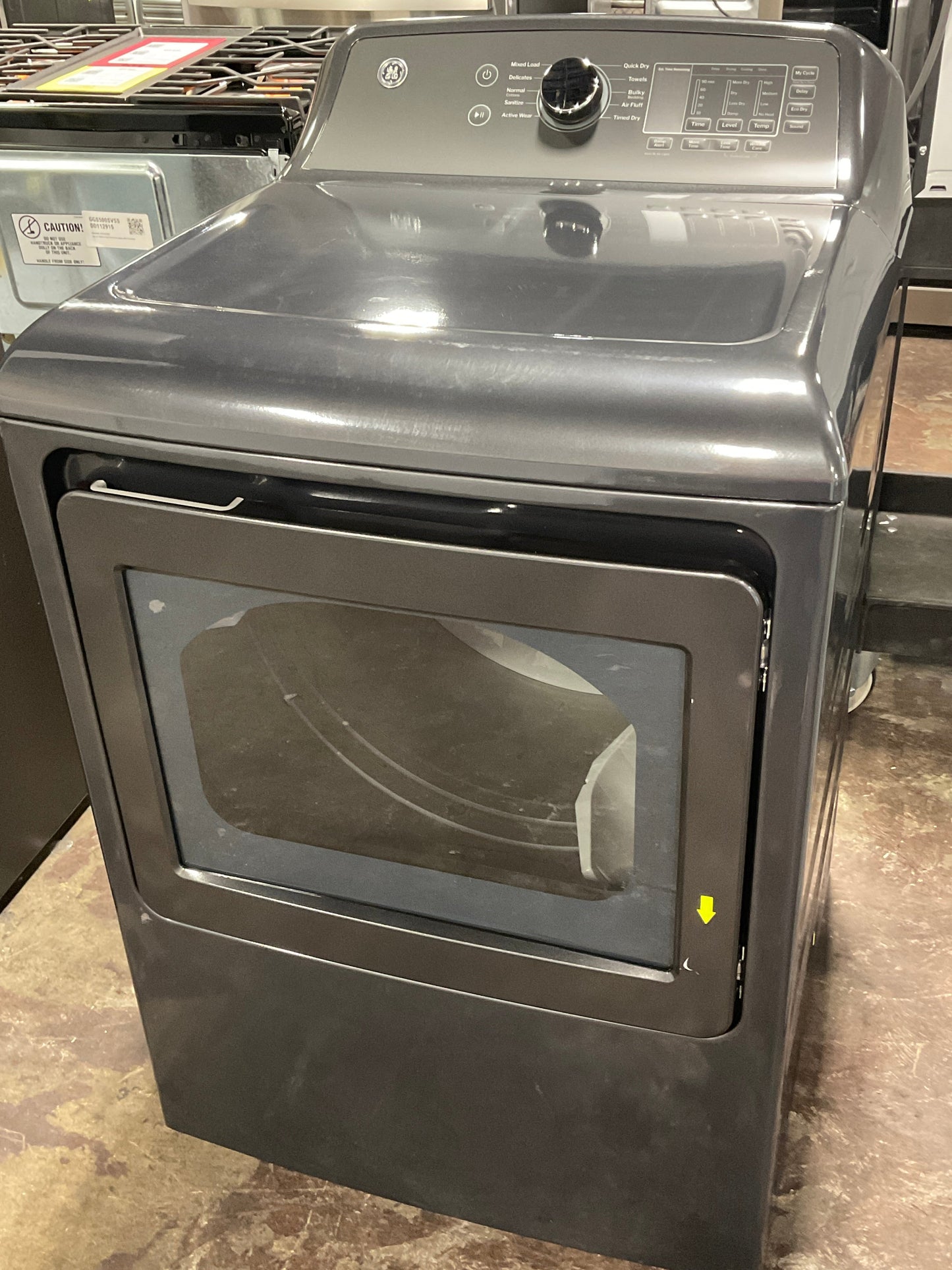 GE GE® 7.4 cu. ft. Capacity Electric Dryer with Up To 120 ft. Venting and Sensor Dry