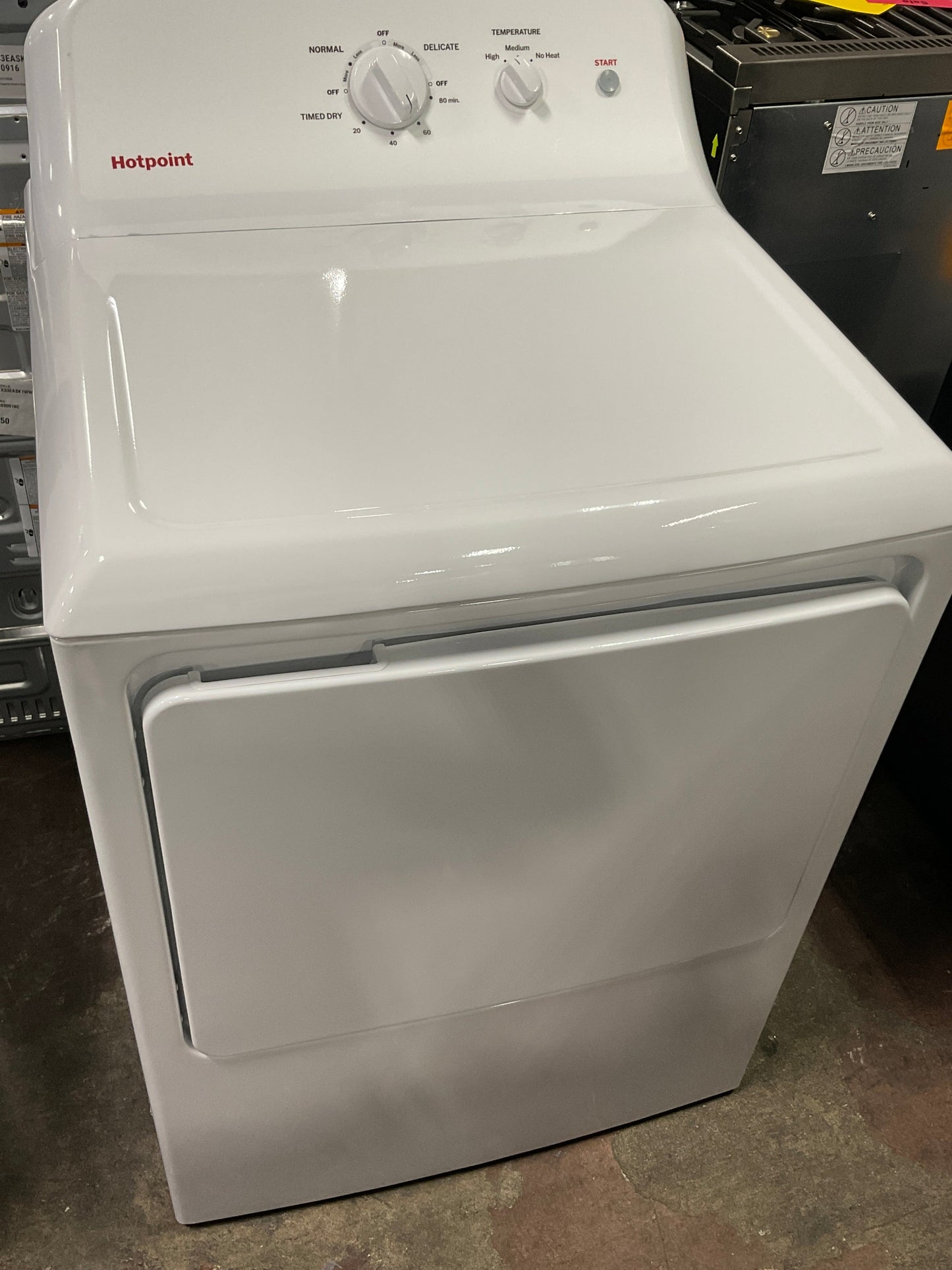 Hotpoint® 6.2 cu. ft. Capacity  Electric Dryer with Up To 120 ft. Venting and Shallow Depth