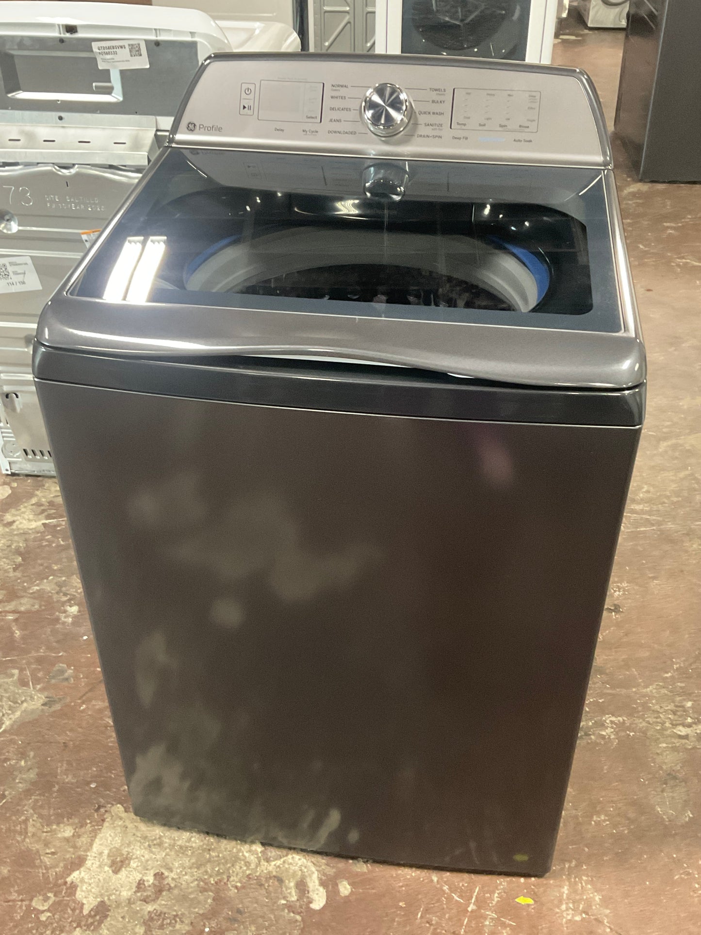 GE Profile™ ENERGY STAR® 5.0 cu. ft. Capacity Washer with Smarter Wash Technology and FlexDispense™