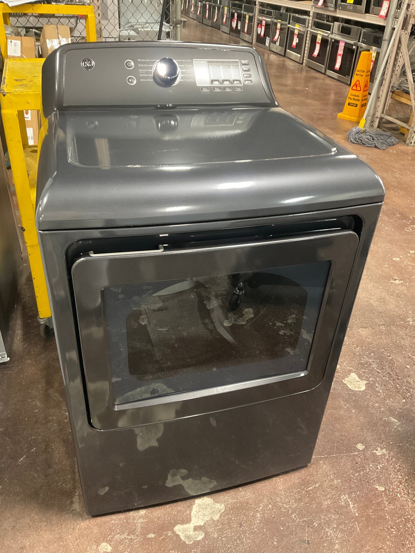 GE GE® 7.4 cu. ft. Capacity Electric Dryer with Up To 120 ft. Venting and Sensor Dry