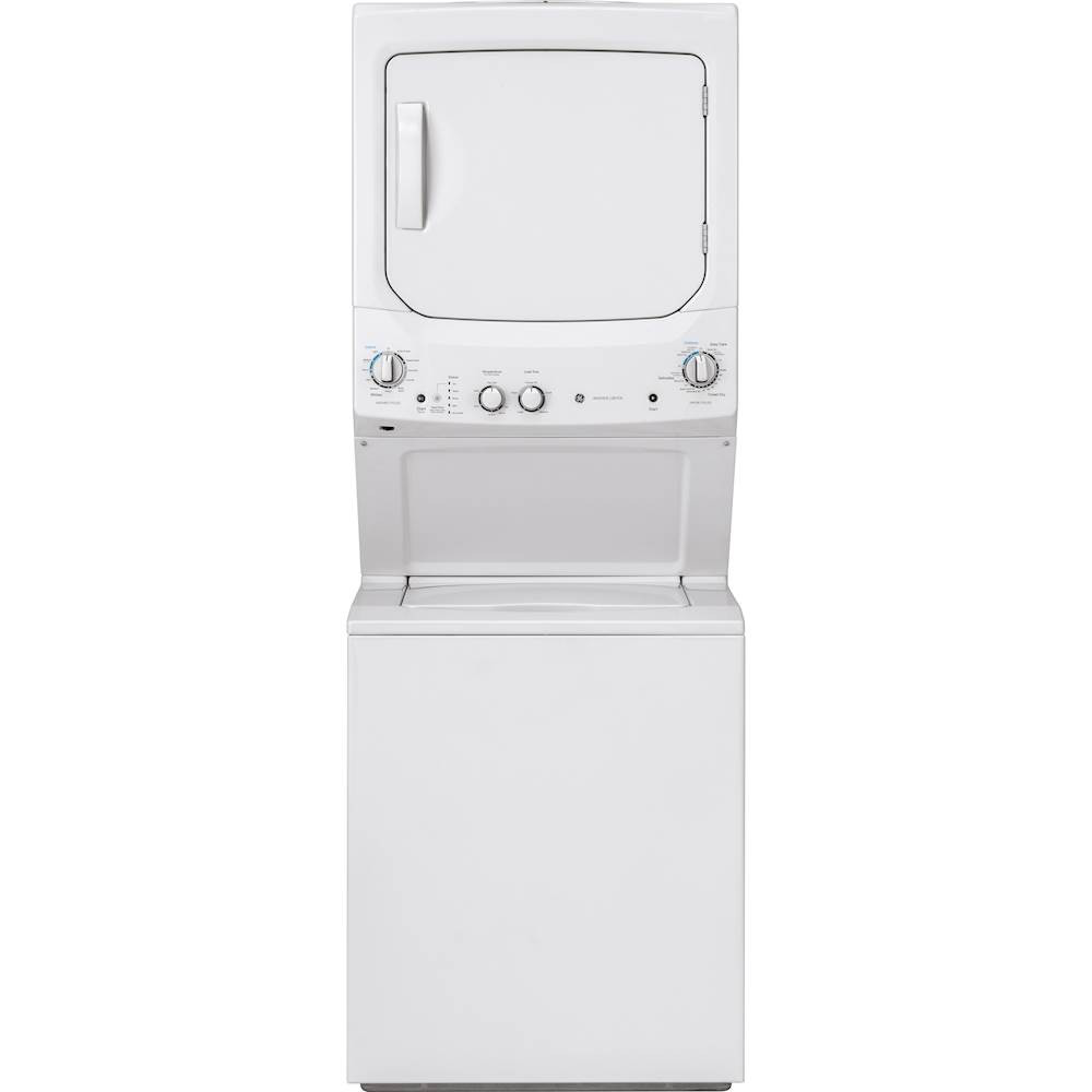 GE Stackable Washer and Dryer Set In White