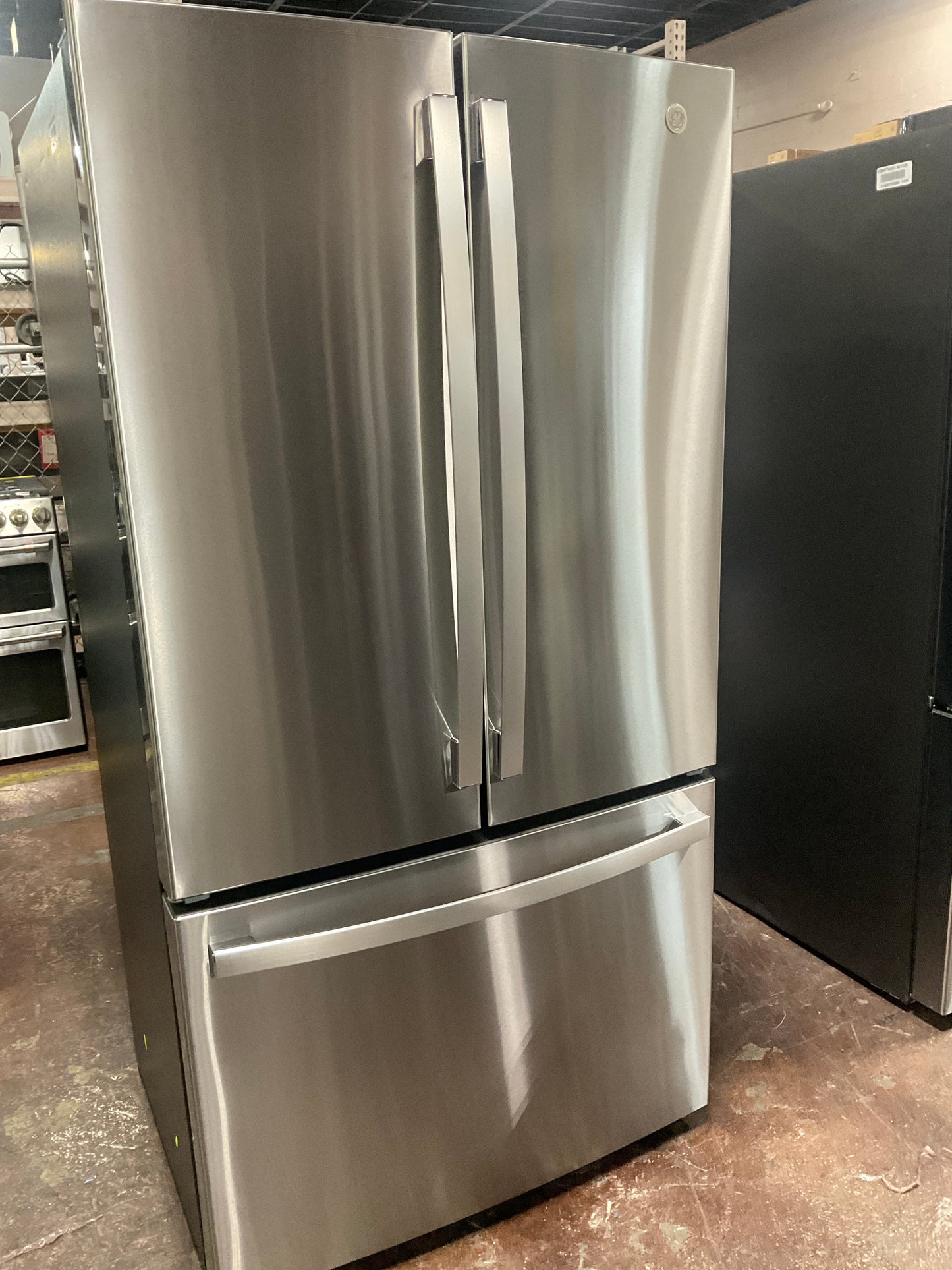 GE GE® ENERGY STAR® 21.9 Cu. Ft. Fingerprint Resistant Counter-Depth French-Door Refrigerator