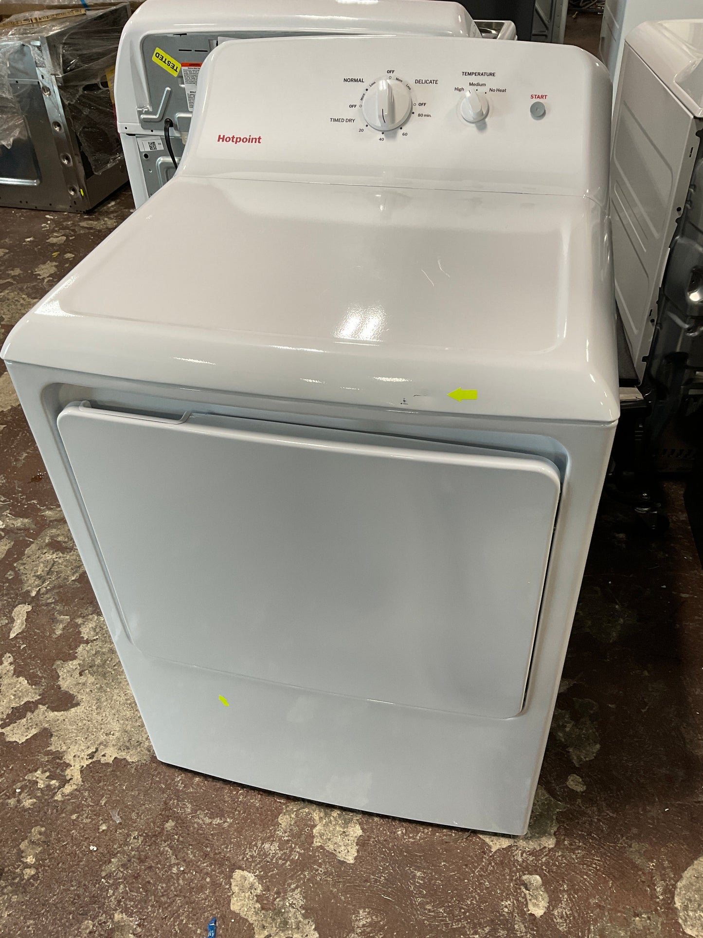 Hotpoint® 6.2 cu. ft. Capacity  Electric Dryer with Up To 120 ft. Venting and Shallow Depth