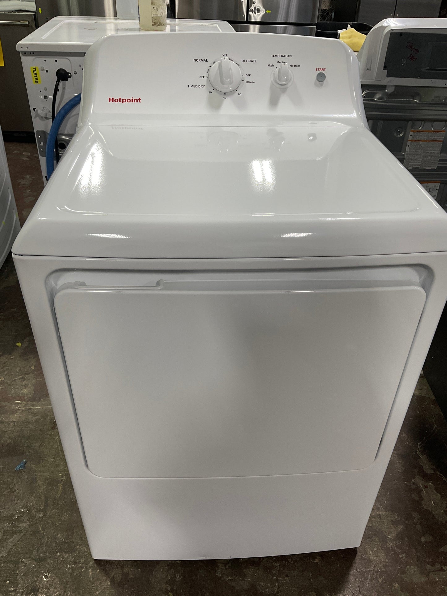 Hotpoint® 6.2 cu. ft. Capacity  Electric Dryer with Up To 120 ft. Venting and Shallow Depth