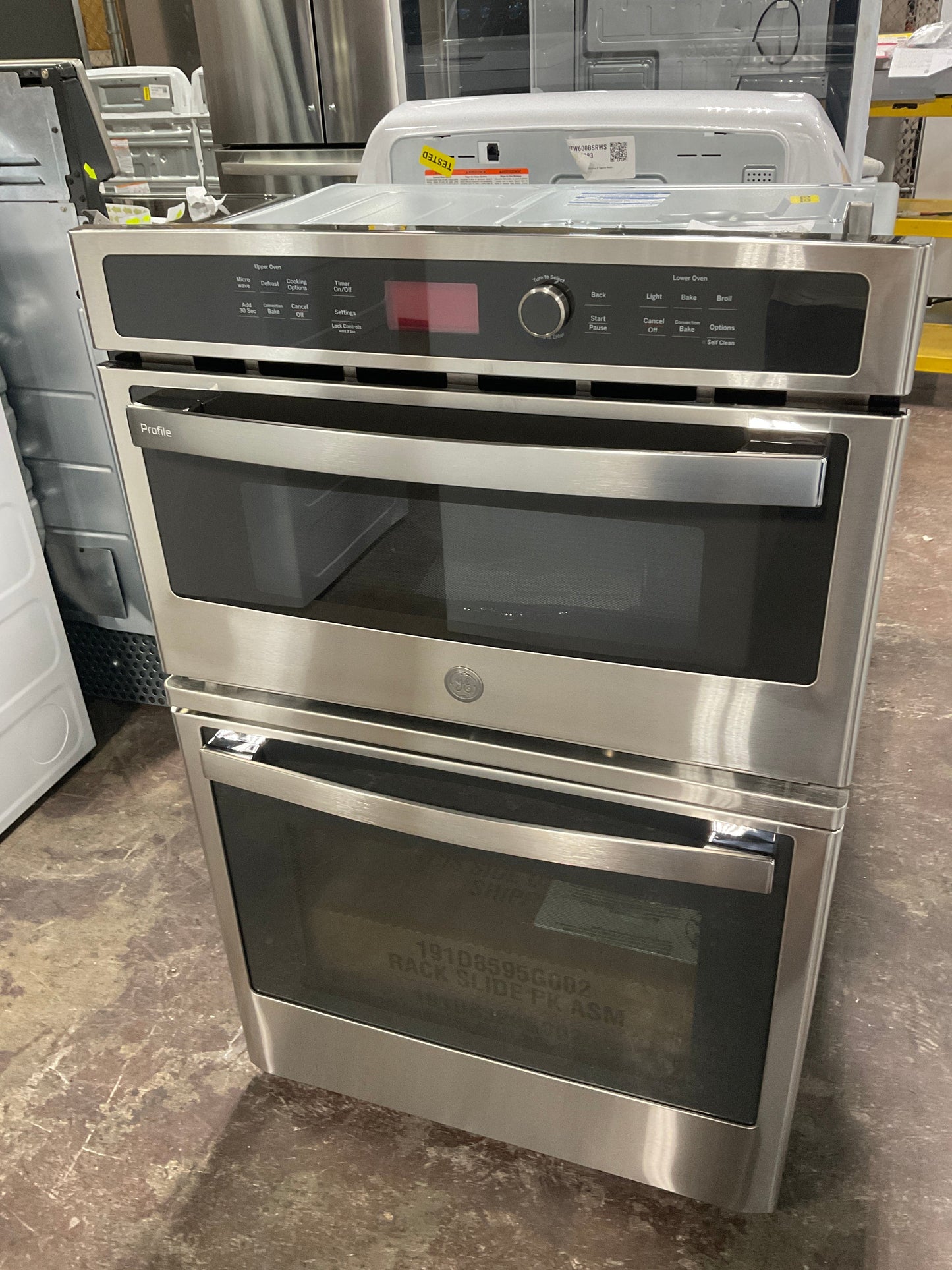 GE Profile™ 27" Built-In Combination Convection Microwave/Convection Wall Oven