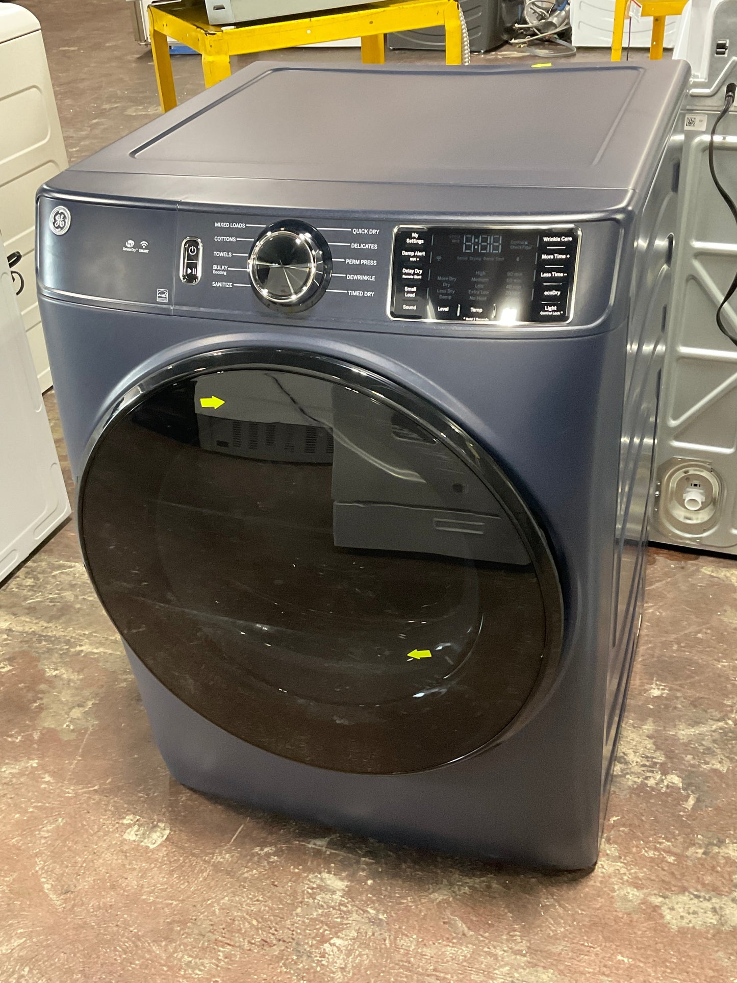 GE® ENERGY STAR® 7.8 cu. ft. Capacity Smart Front Load Electric Dryer with Sanitize Cycle