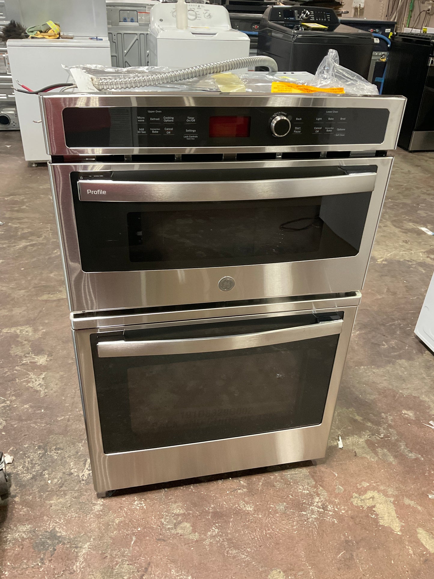 GE Profile™ 27" Built-In Combination Convection Microwave/Convection Wall Oven
