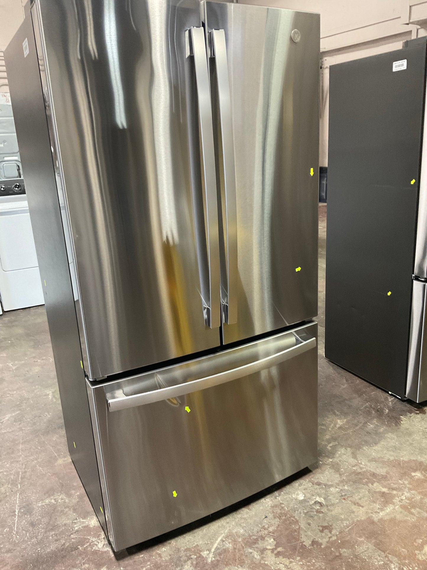 GE GE® ENERGY STAR® 21.9 Cu. Ft. Fingerprint Resistant Counter-Depth French-Door Refrigerator