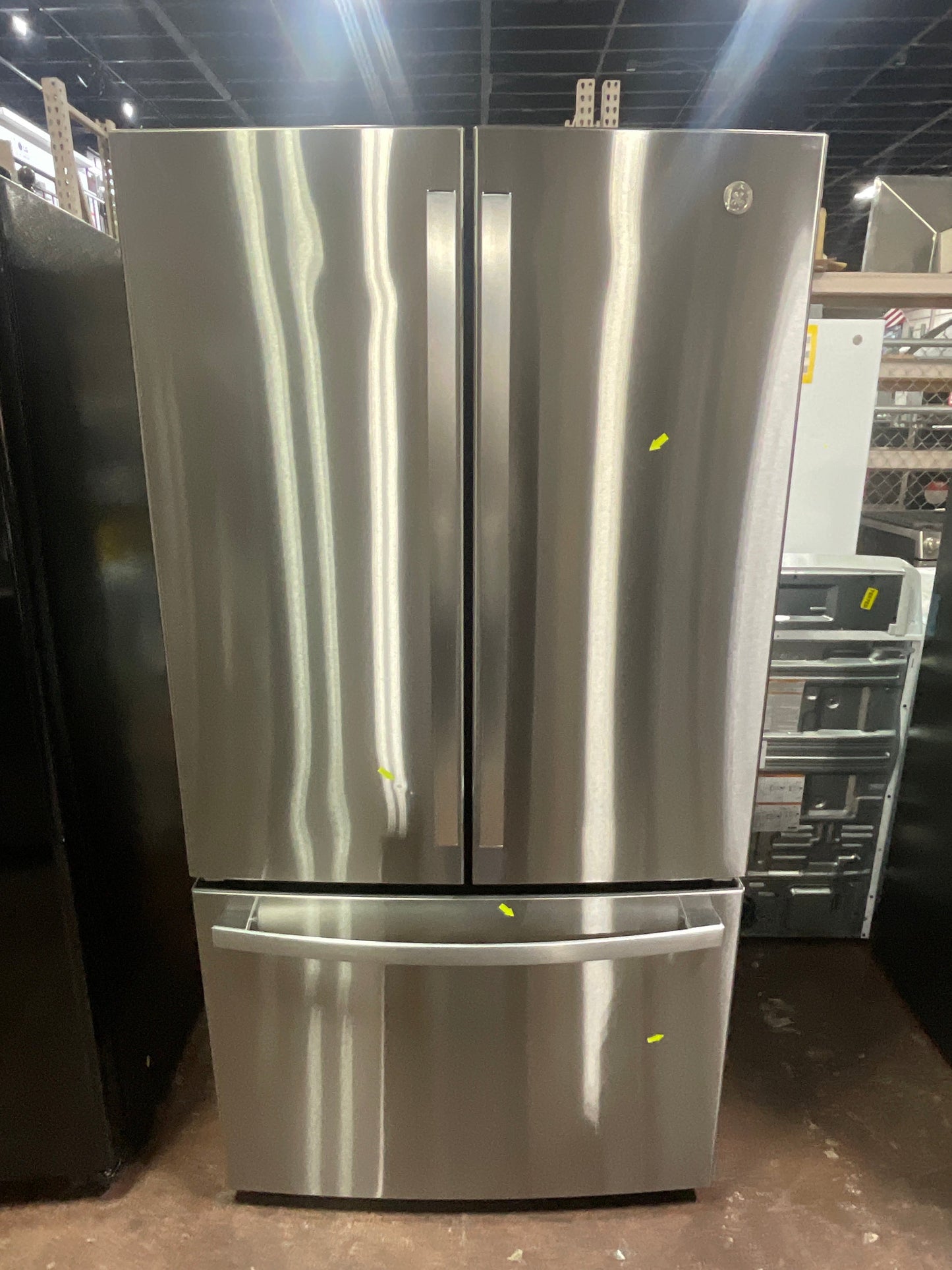 GE GE® ENERGY STAR® 21.9 Cu. Ft. Fingerprint Resistant Counter-Depth French-Door Refrigerator