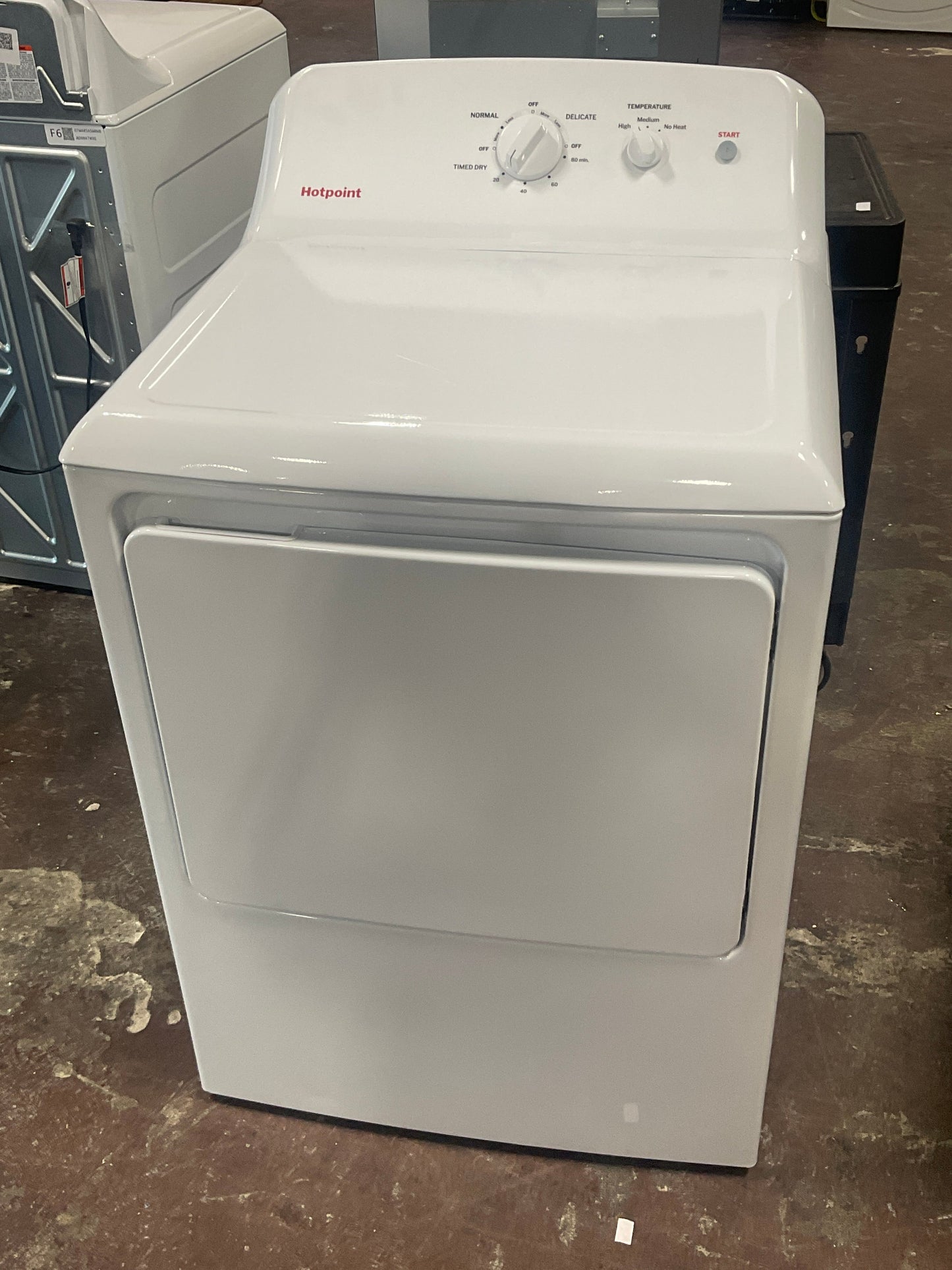 Hotpoint® 6.2 cu. ft. Capacity  Electric Dryer with Up To 120 ft. Venting and Shallow Depth