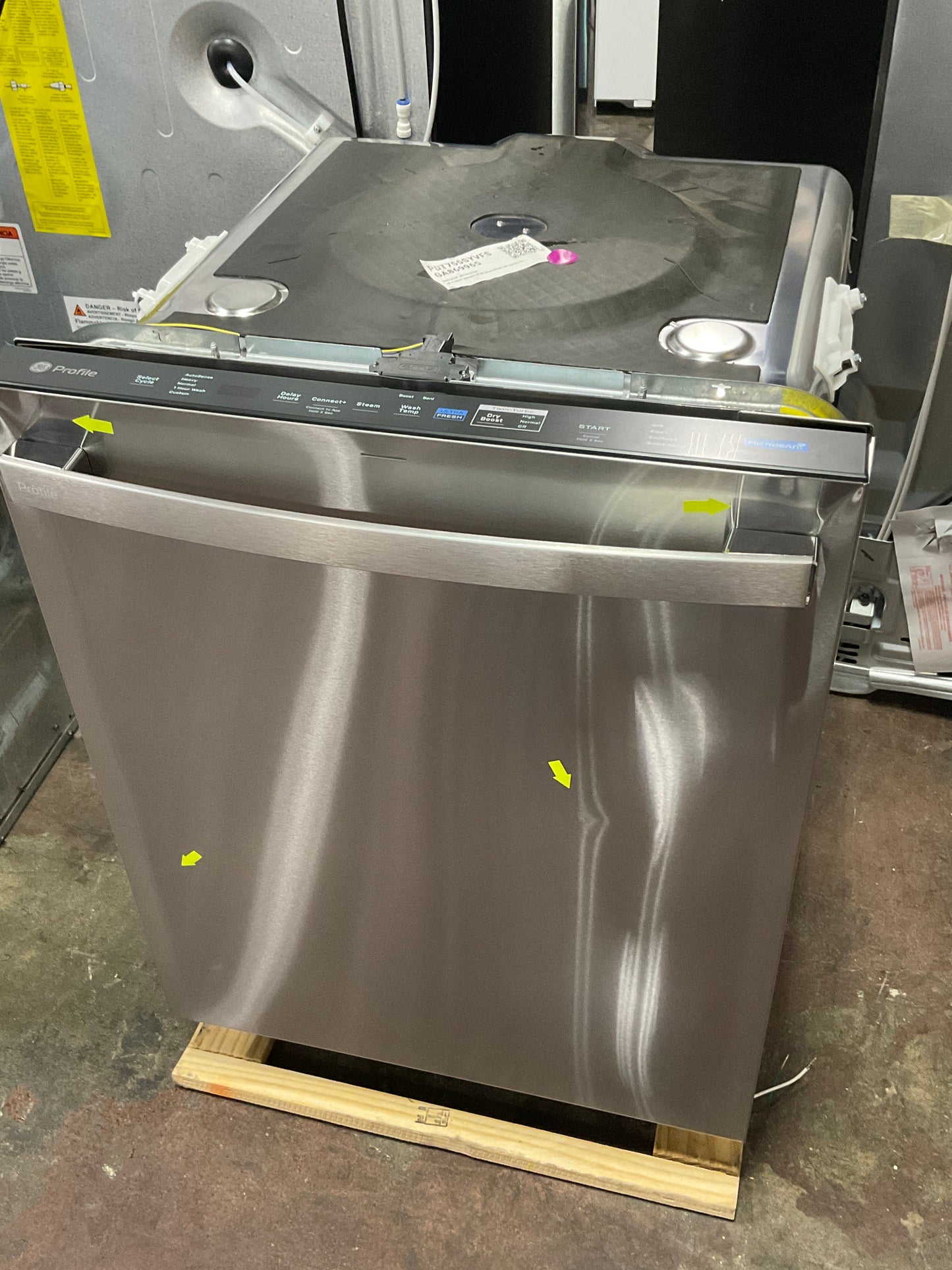 GE Profile™ ENERGY STAR Smart UltraFresh System Dishwasher with Microban™ Antimicrobial Technology with Deep Clean Washing 3rd Rack, 42 dBA