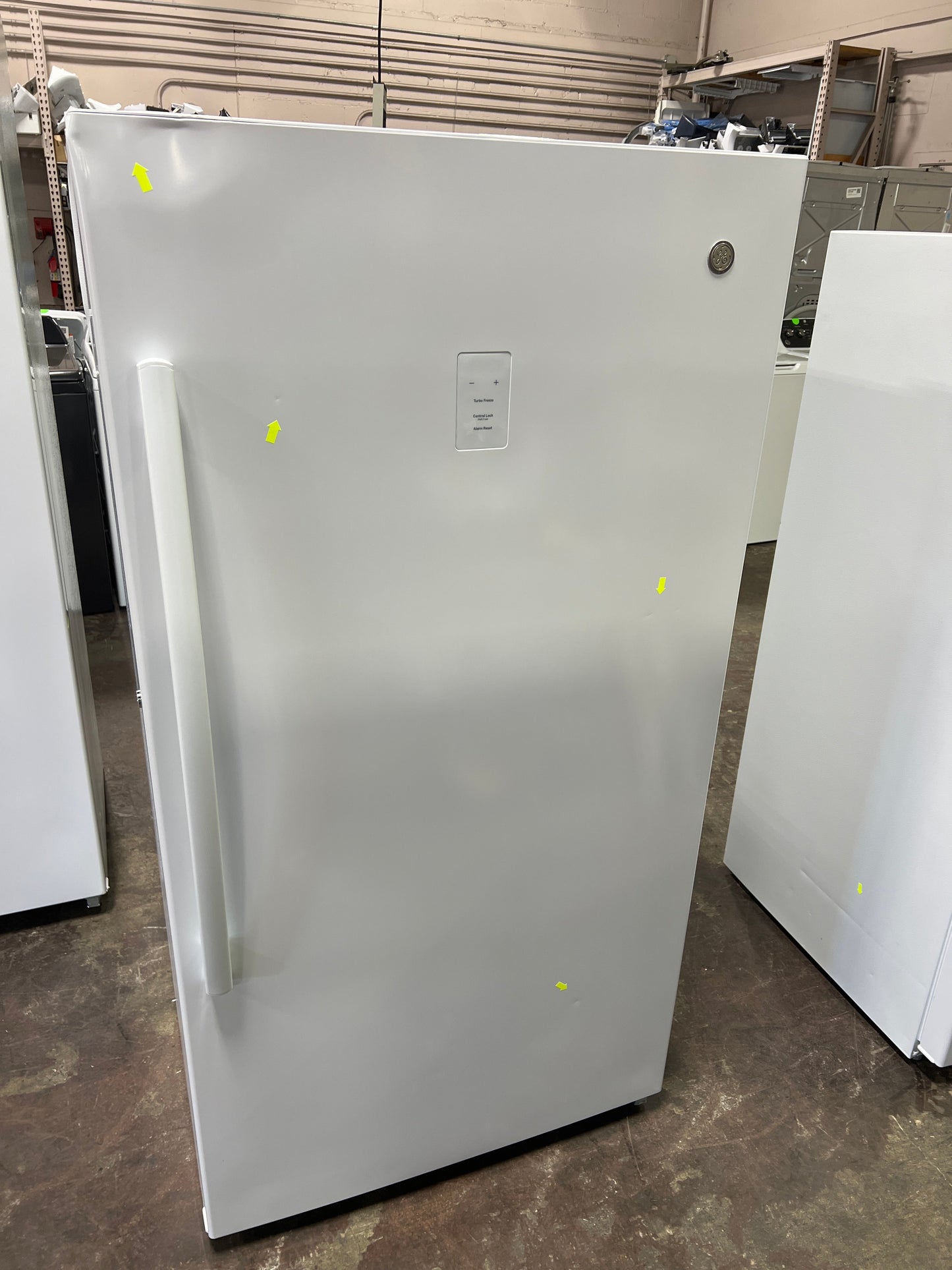 GE® ENERGY STAR® 17.3 Cu. Ft. Frost-Free Garage Ready Upright Freezer
