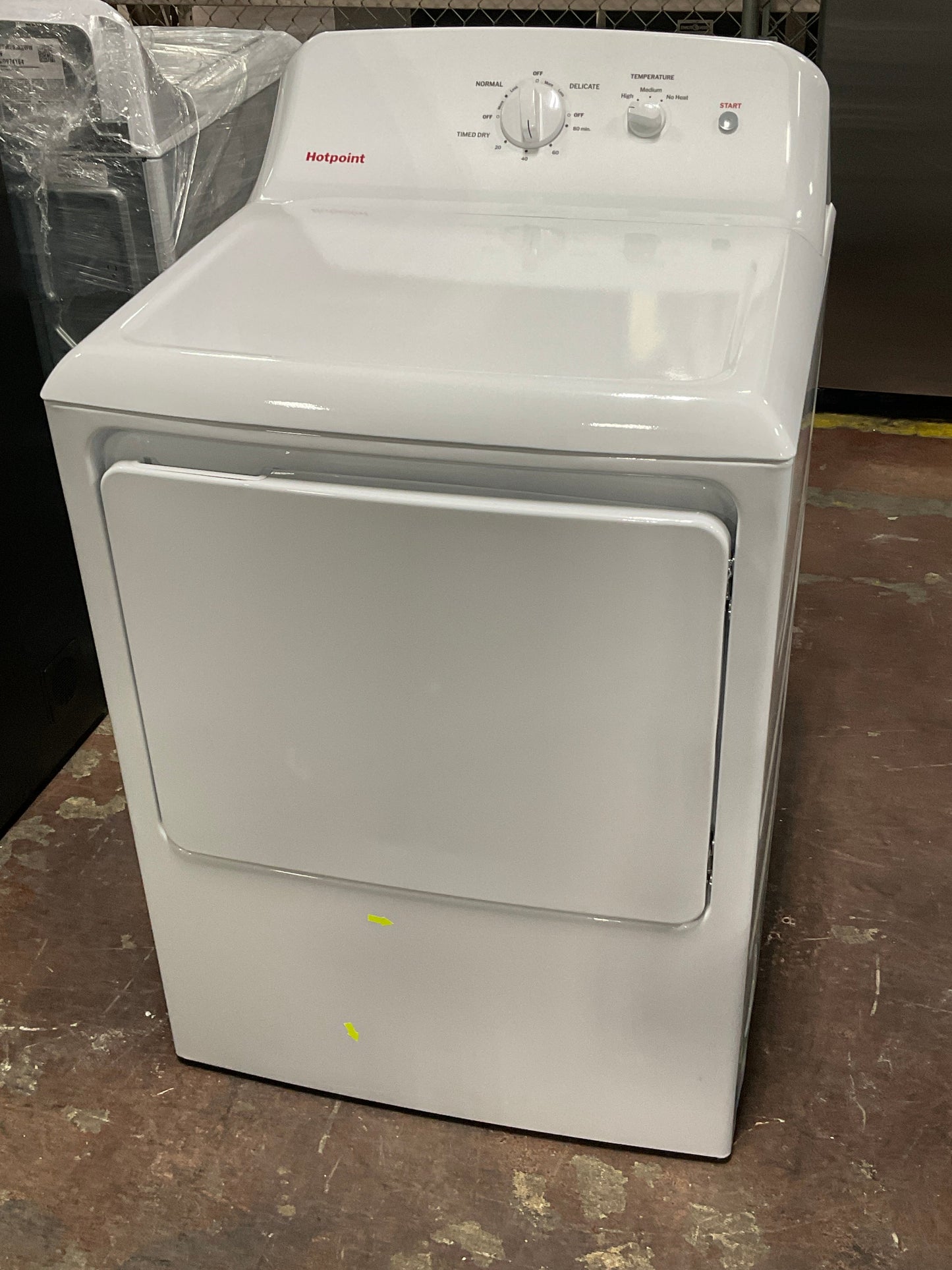 Hotpoint® 6.2 cu. ft. Capacity  Electric Dryer with Up To 120 ft. Venting and Shallow Depth