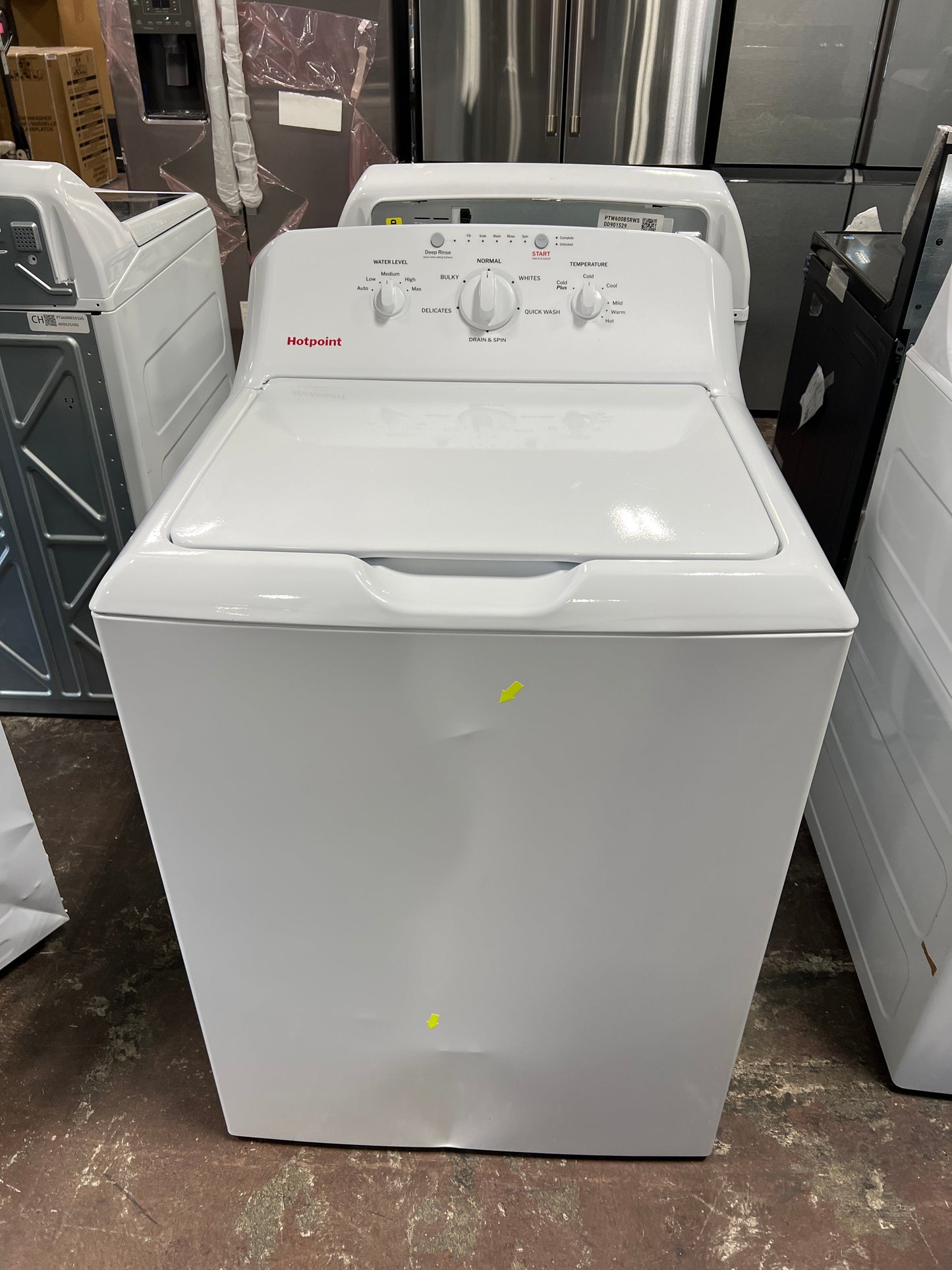 Hotpoint® 4.0 cu. ft. Capacity Washer with Stainless Steel Basket,Cold Plus and Water Level Control