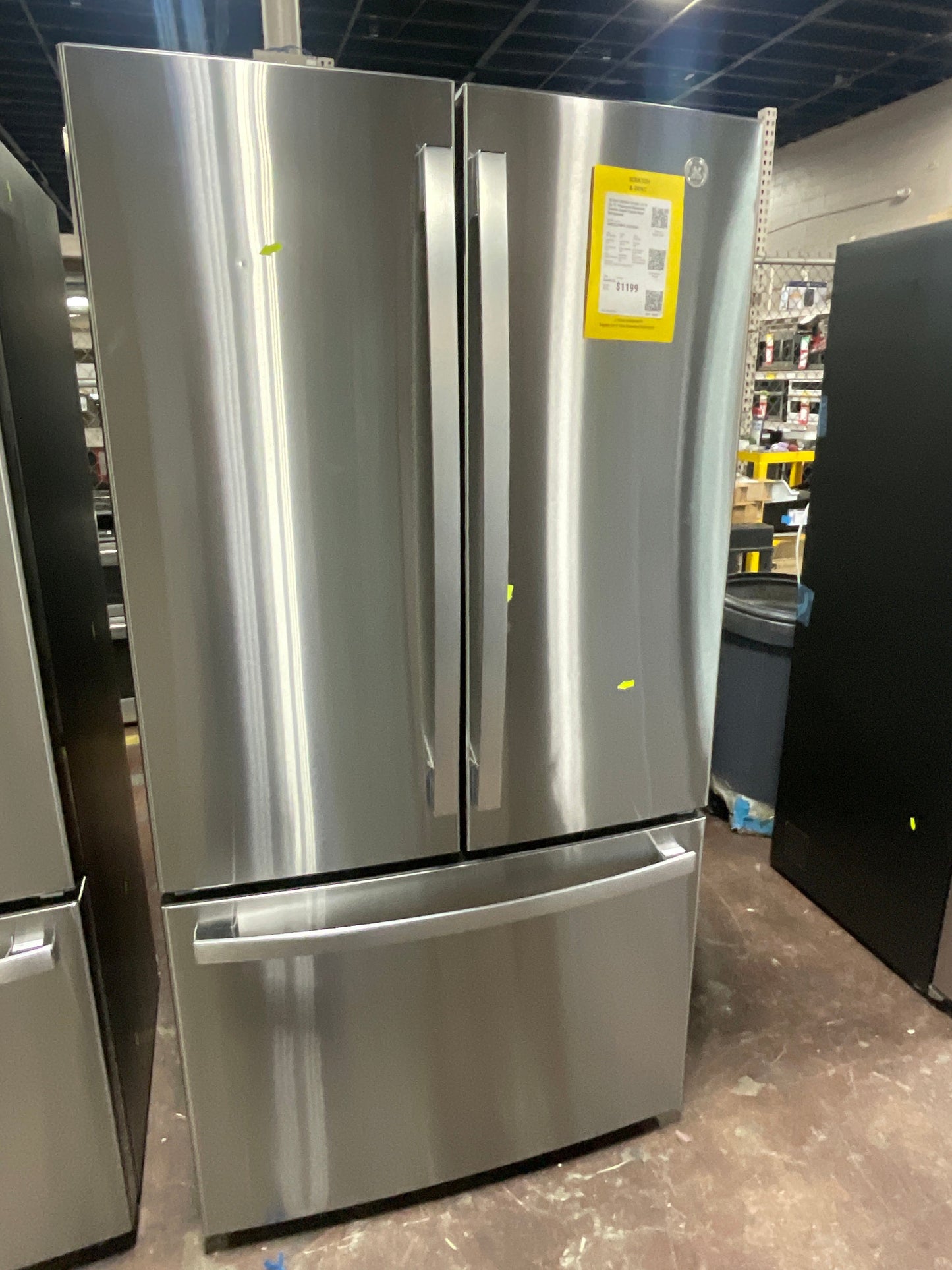 GE GE® ENERGY STAR® 21.9 Cu. Ft. Fingerprint Resistant Counter-Depth French-Door Refrigerator