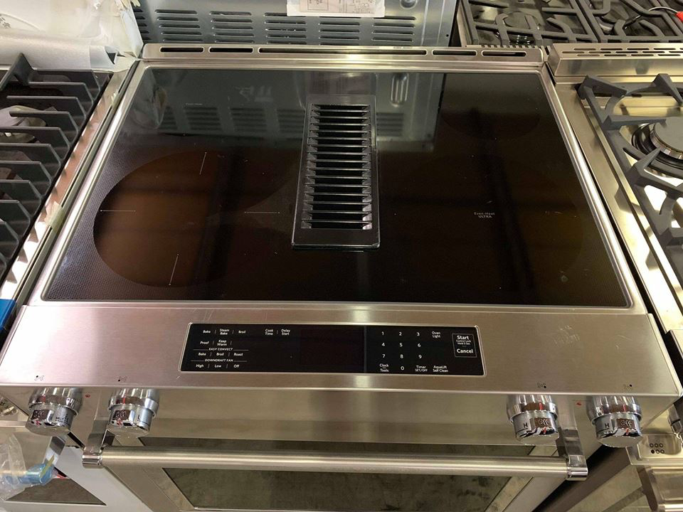 Kitchen-Aid Slide-in Downdraft electric Range
