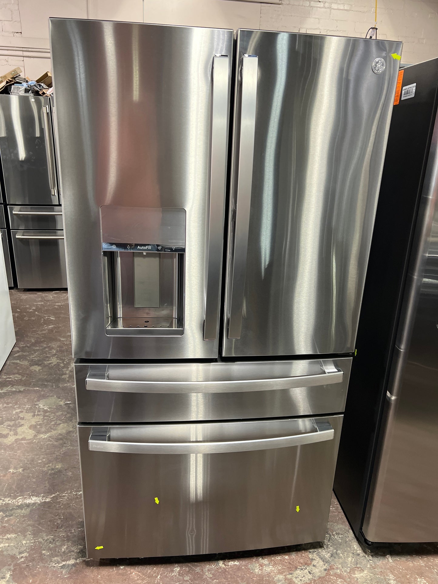 GE Profile™ 22.4 Cu. Ft. Smart Counter-Depth Fingerprint Resistant 4-Door French-Door Refrigerator with Door In Door