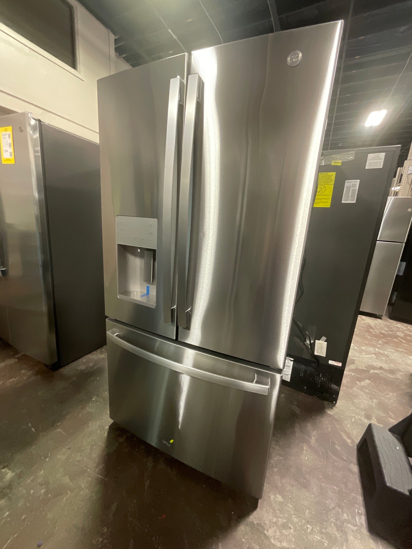 GE GE® ENERGY STAR® 20.6 Cu. Ft. Fingerprint Resistant Counter-Depth French-Door Refrigerator