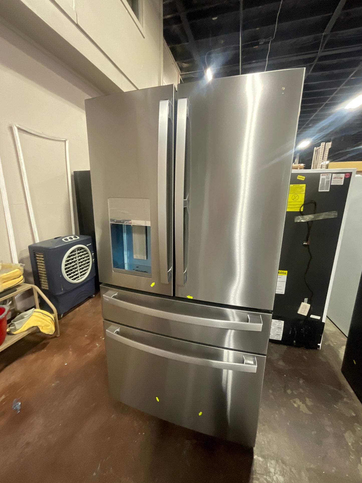 GE Profile™ 22.4 Cu. Ft. Smart Counter-Depth Fingerprint Resistant 4-Door French-Door Refrigerator with Door In Door