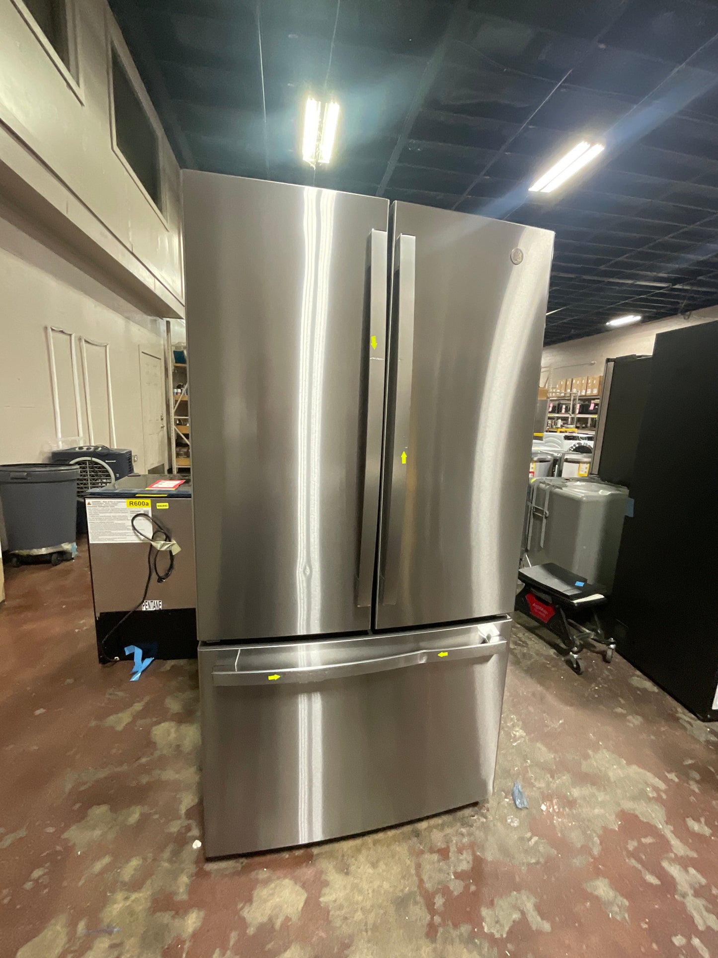 GE GE® ENERGY STAR® 21.9 Cu. Ft. Fingerprint Resistant Counter-Depth French-Door Refrigerator