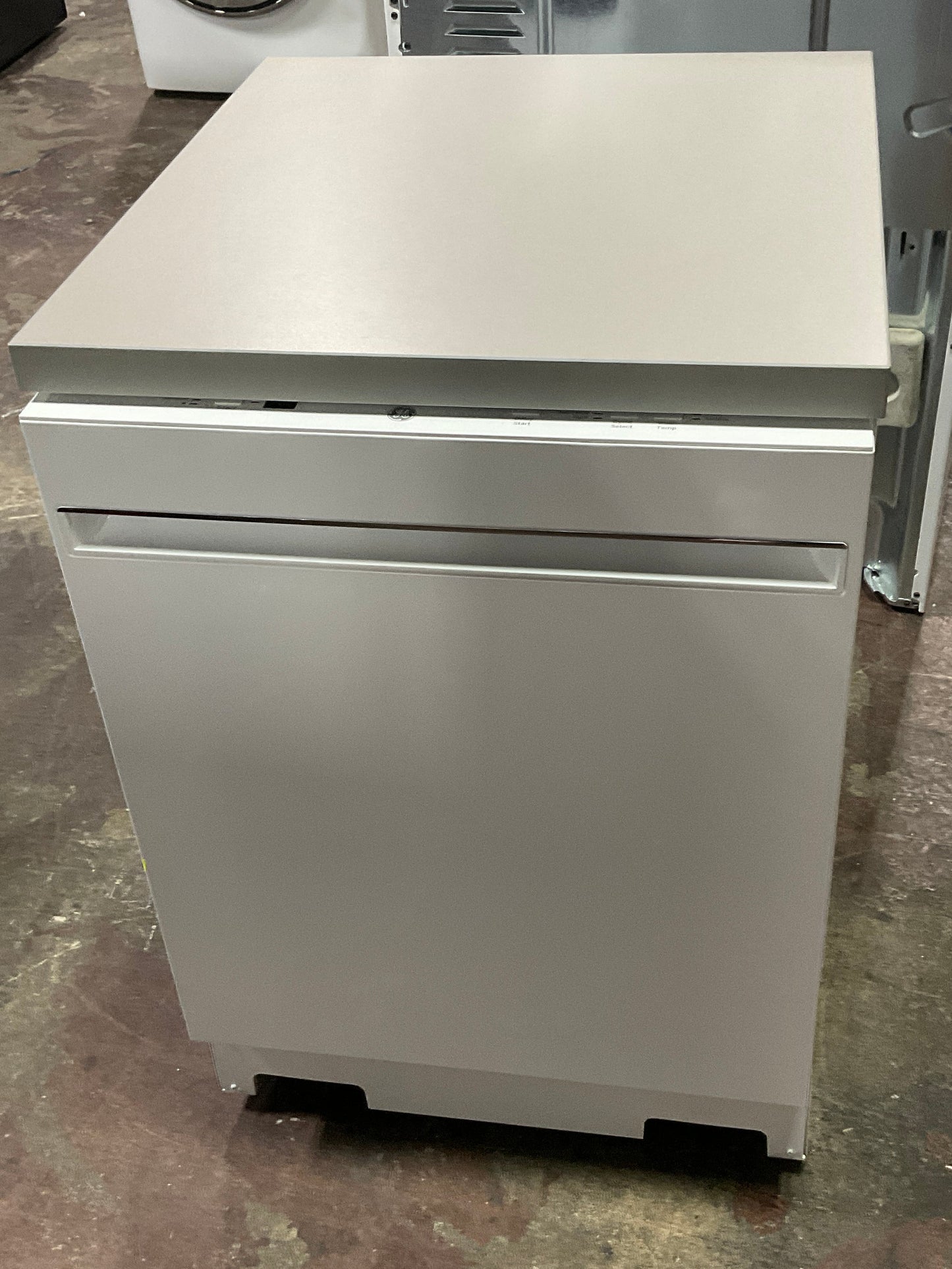 GE® ENERGY STAR® 24" Stainless Steel Interior Portable Dishwasher with Sanitize Cycle