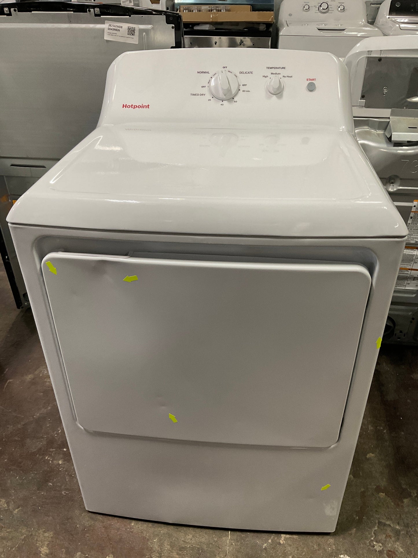 Hotpoint® 6.2 cu. ft. Capacity  Electric Dryer with Up To 120 ft. Venting and Shallow Depth