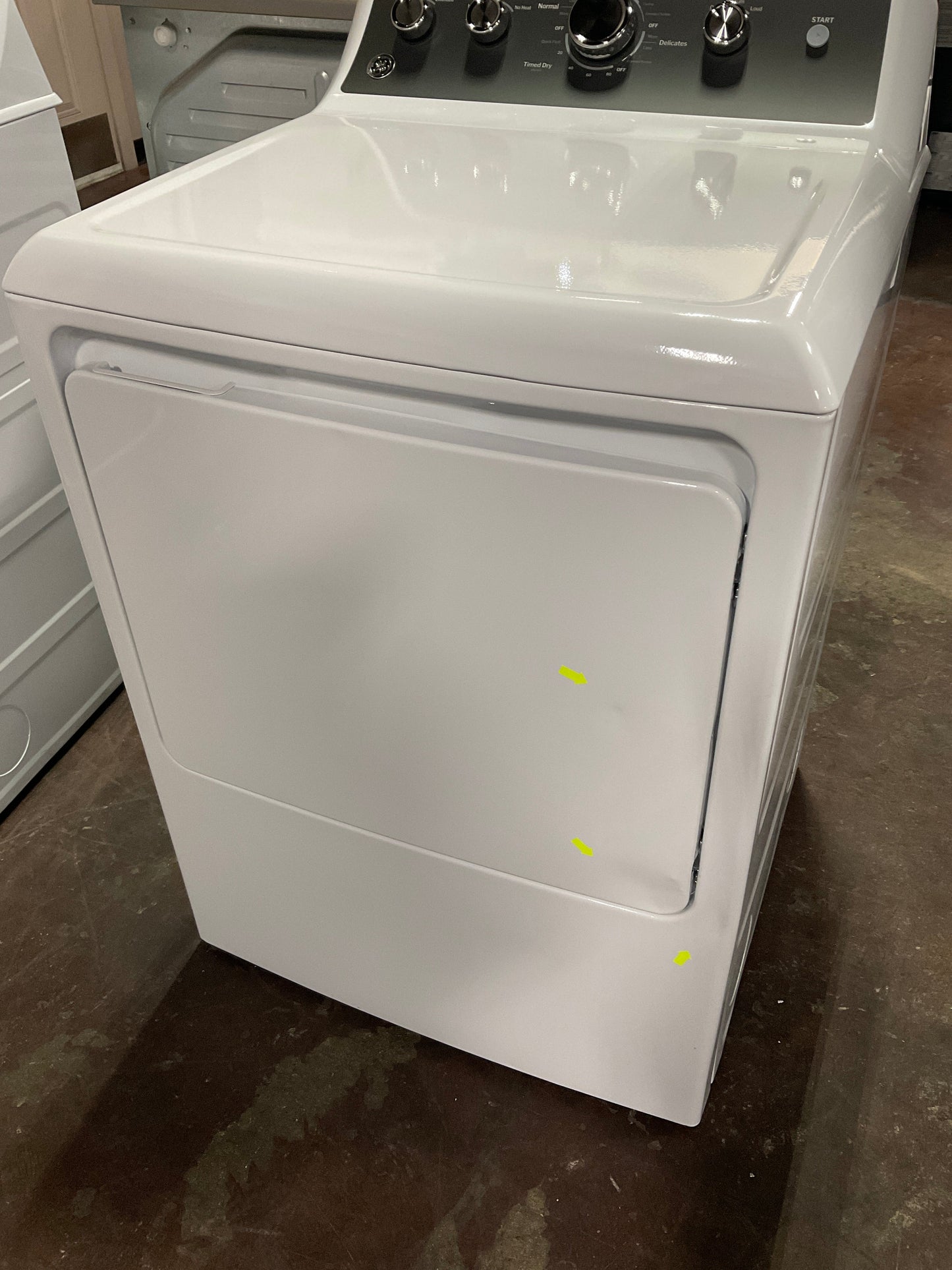 GE GE® 7.2 cu. ft. Capacity Electric Dryer with Up To 120 ft. Venting and Extended Tumble