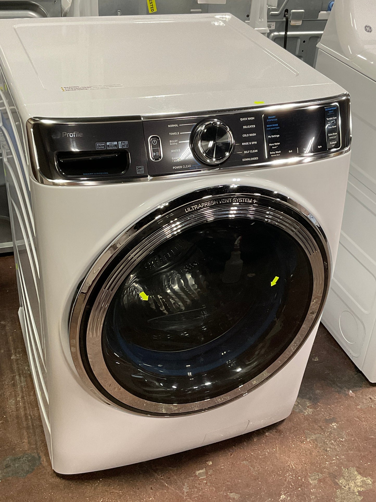 GE Profile™ 5.3 cu. ft. Capacity Smart Front Load ENERGY STAR® Washer with UltraFresh™ Vent System+ with OdorBlock™