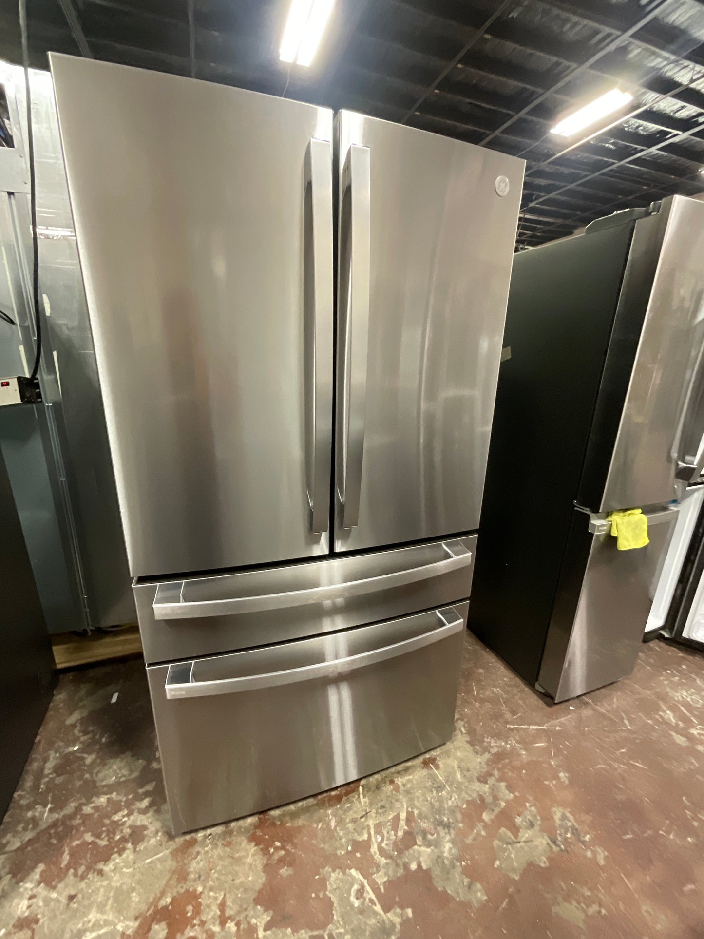 GE Profile™ ENERGY STAR® 23.2 Cu. Ft. Smart Counter-Depth Fingerprint Resistant 4-Door French-Door Refrigerator