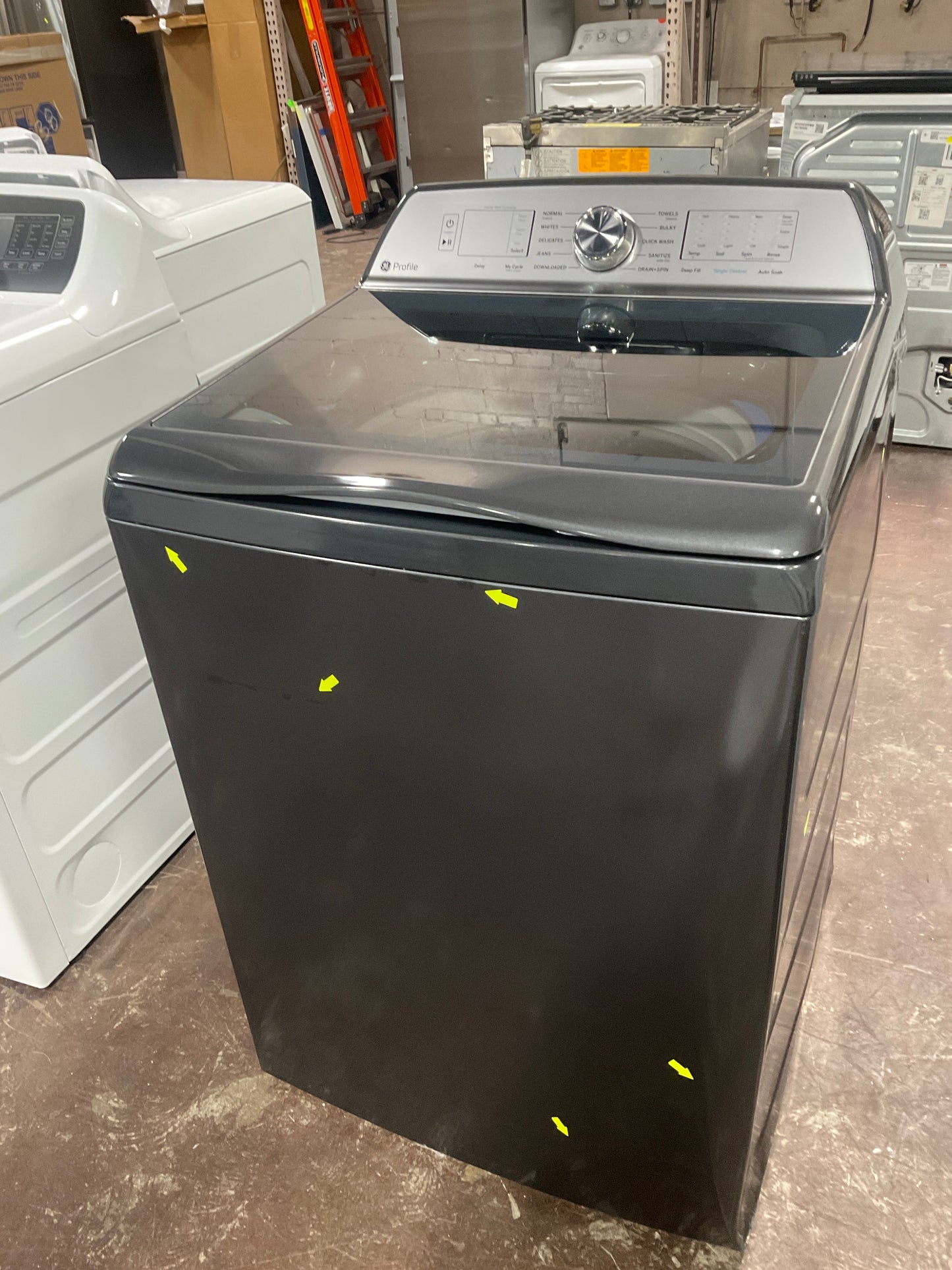 GE Profile™ ENERGY STAR® 5.0 cu. ft. Capacity Washer with Smarter Wash Technology and FlexDispense™