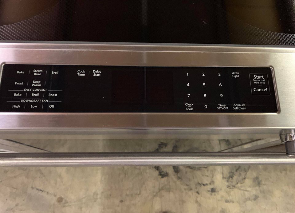 Kitchen-Aid Slide-in Downdraft electric Range