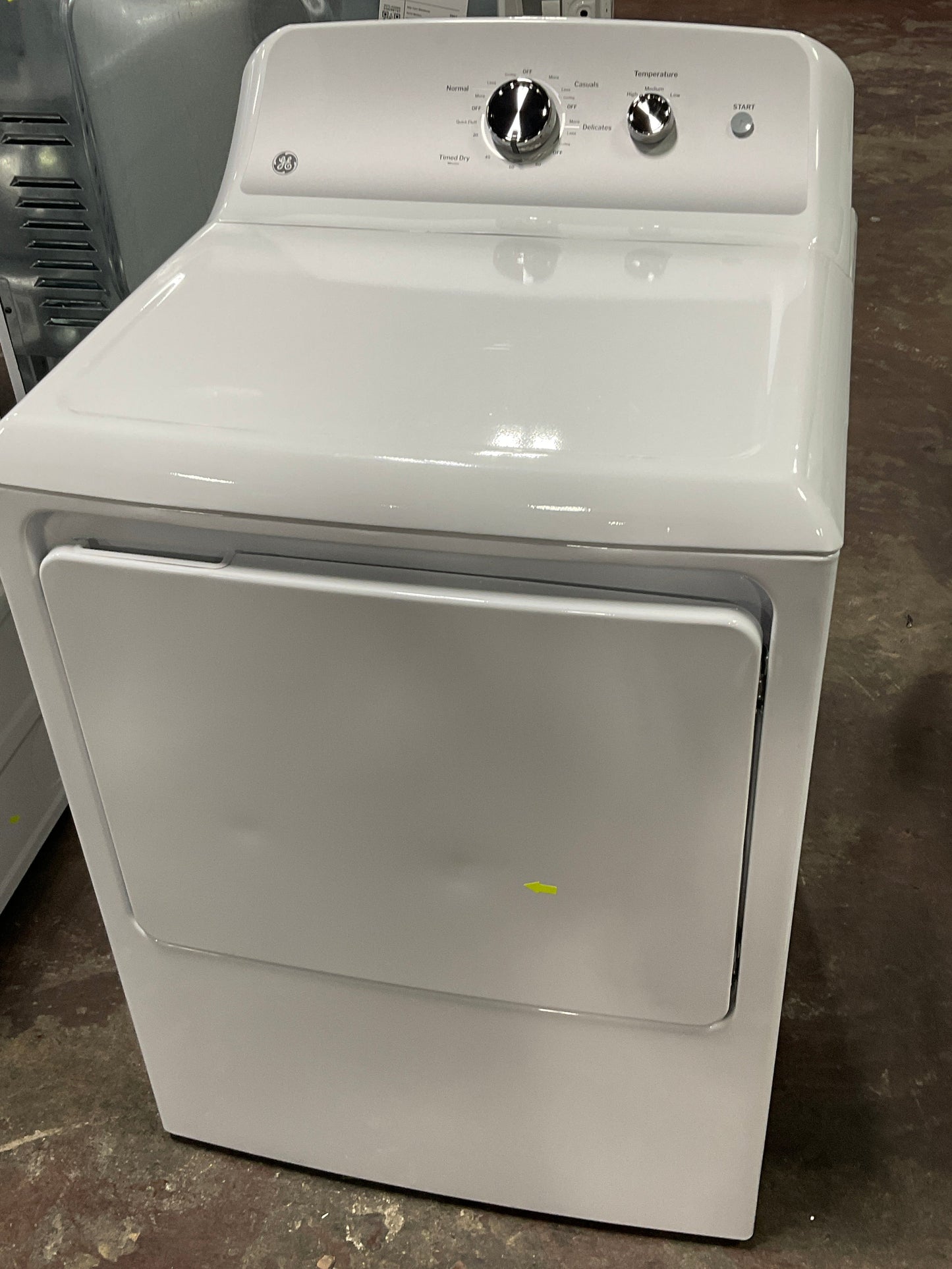 GE GE® 7.2 cu. ft. Capacity Electric Dryer with Up To 120 ft. Venting and Reversible Door