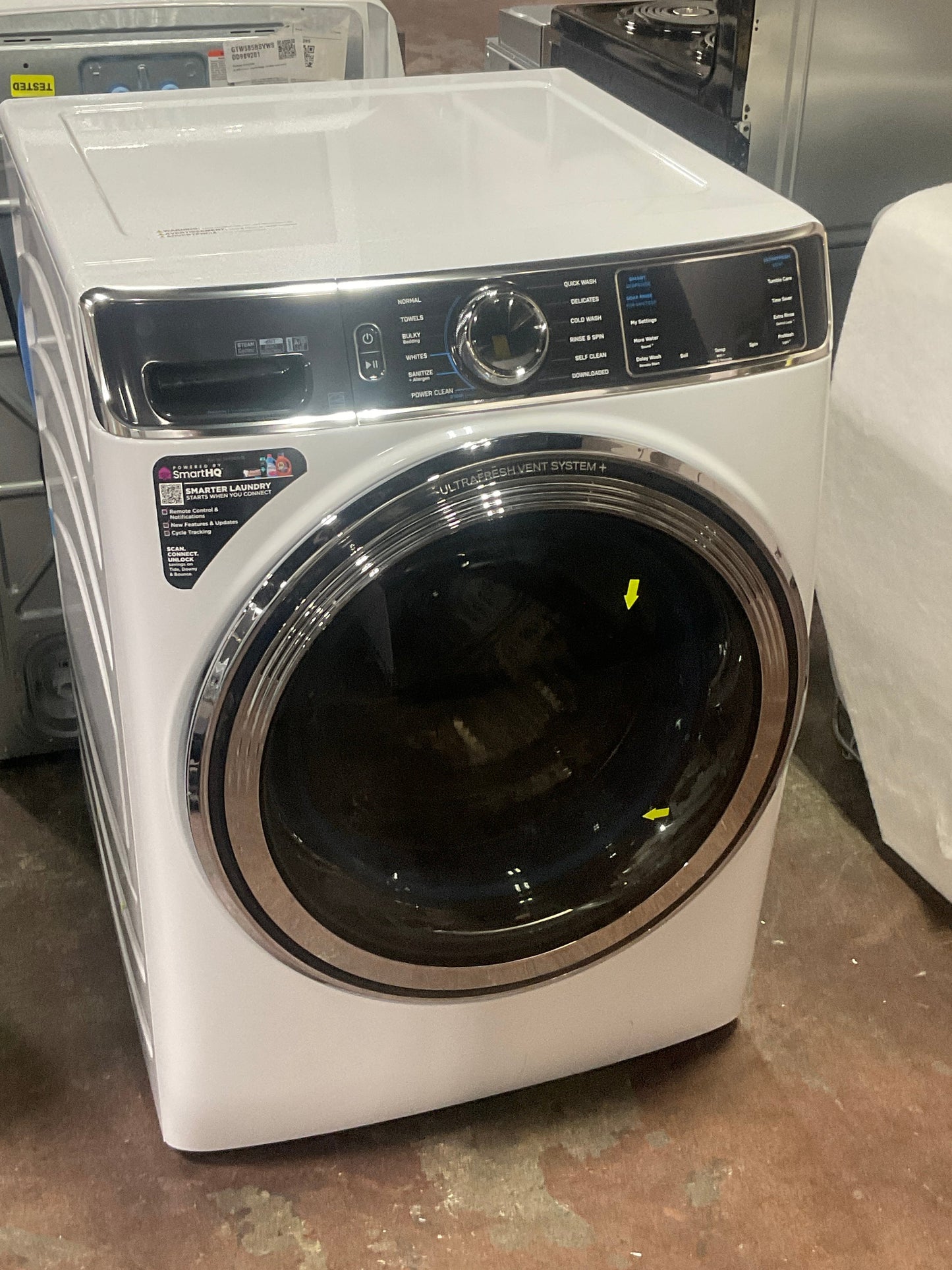 GE Profile™ 5.3 cu. ft. Capacity Smart Front Load ENERGY STAR® Washer with UltraFresh™ Vent System+ with OdorBlock™