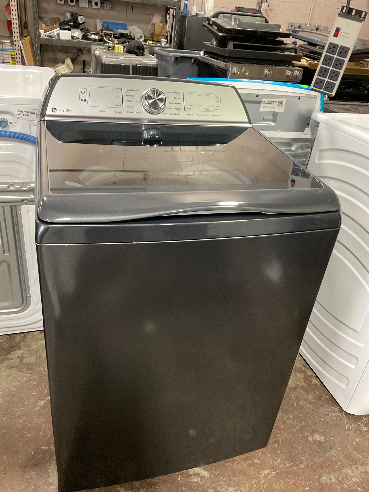 GE Profile™ ENERGY STAR® 5.0 cu. ft. Capacity Washer with Smarter Wash Technology and FlexDispense™