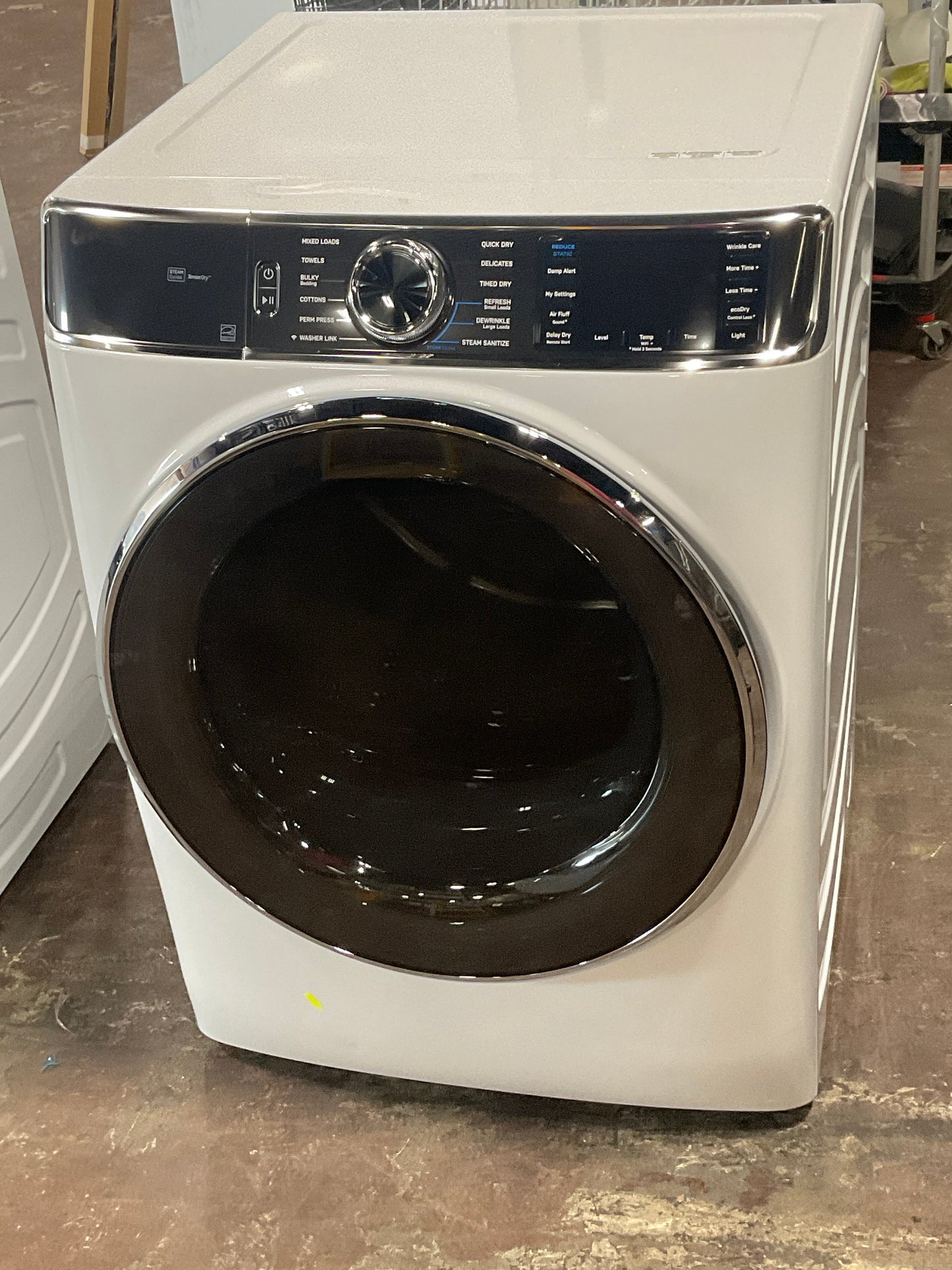 GE Profile™ 7.8 cu. ft. Capacity Smart Front Load Electric Dryer with Steam and Sanitize Cycle
