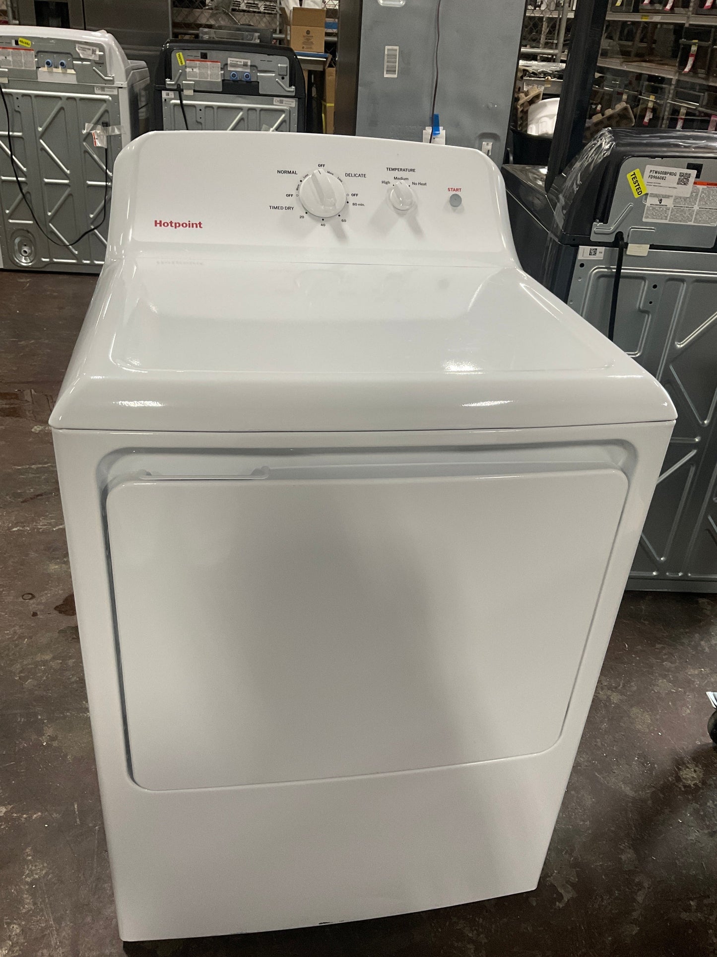 Hotpoint® 6.2 cu. ft. Capacity  Electric Dryer with Up To 120 ft. Venting and Shallow Depth