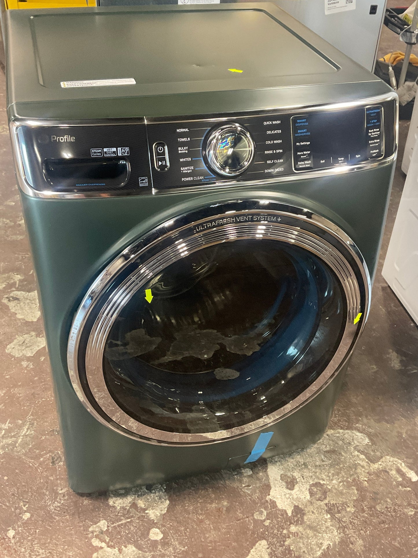 GE Profile™ 5.5 cu. ft. Capacity Smart Front Load ENERGY STAR® Steam Washer with UltraFresh Vent System+ and Smart Wash & Smart Rinse