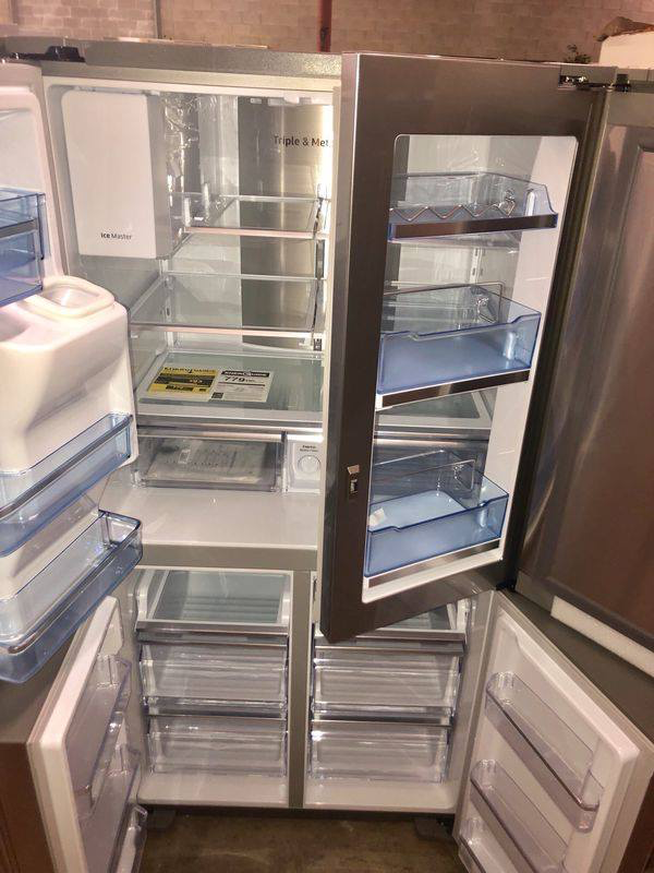 Samsung Show case 4 door refrigerator in stainless steel