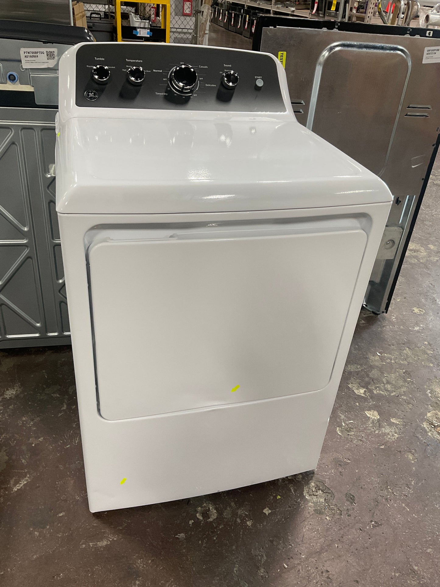 GE GE® 7.2 cu. ft. Capacity Electric Dryer with Up To 120 ft. Venting and Extended Tumble