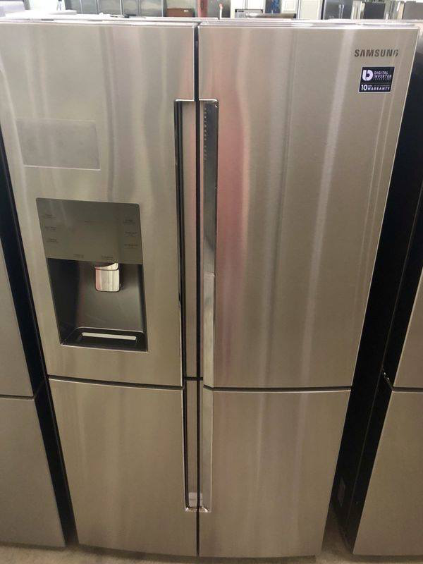 Samsung Show case 4 door refrigerator in stainless steel