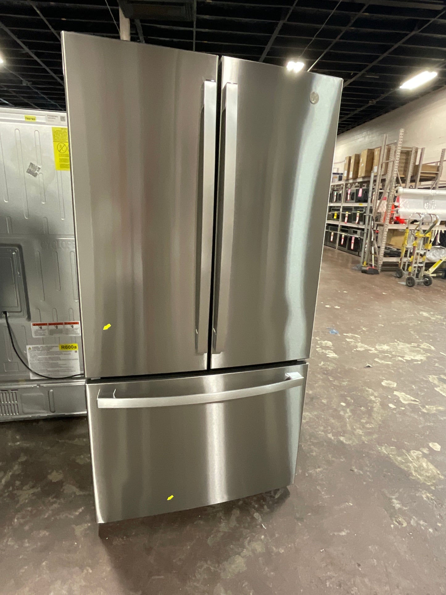 GE GE® ENERGY STAR® 21.9 Cu. Ft. Fingerprint Resistant Counter-Depth French-Door Refrigerator