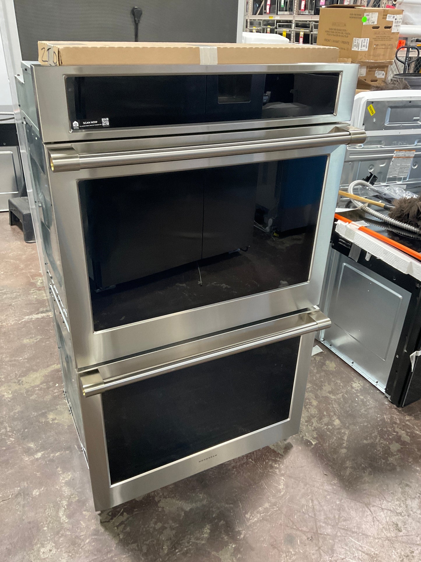 GE Monogram 30" Smart Electric Convection Double Wall Oven Statement Collection