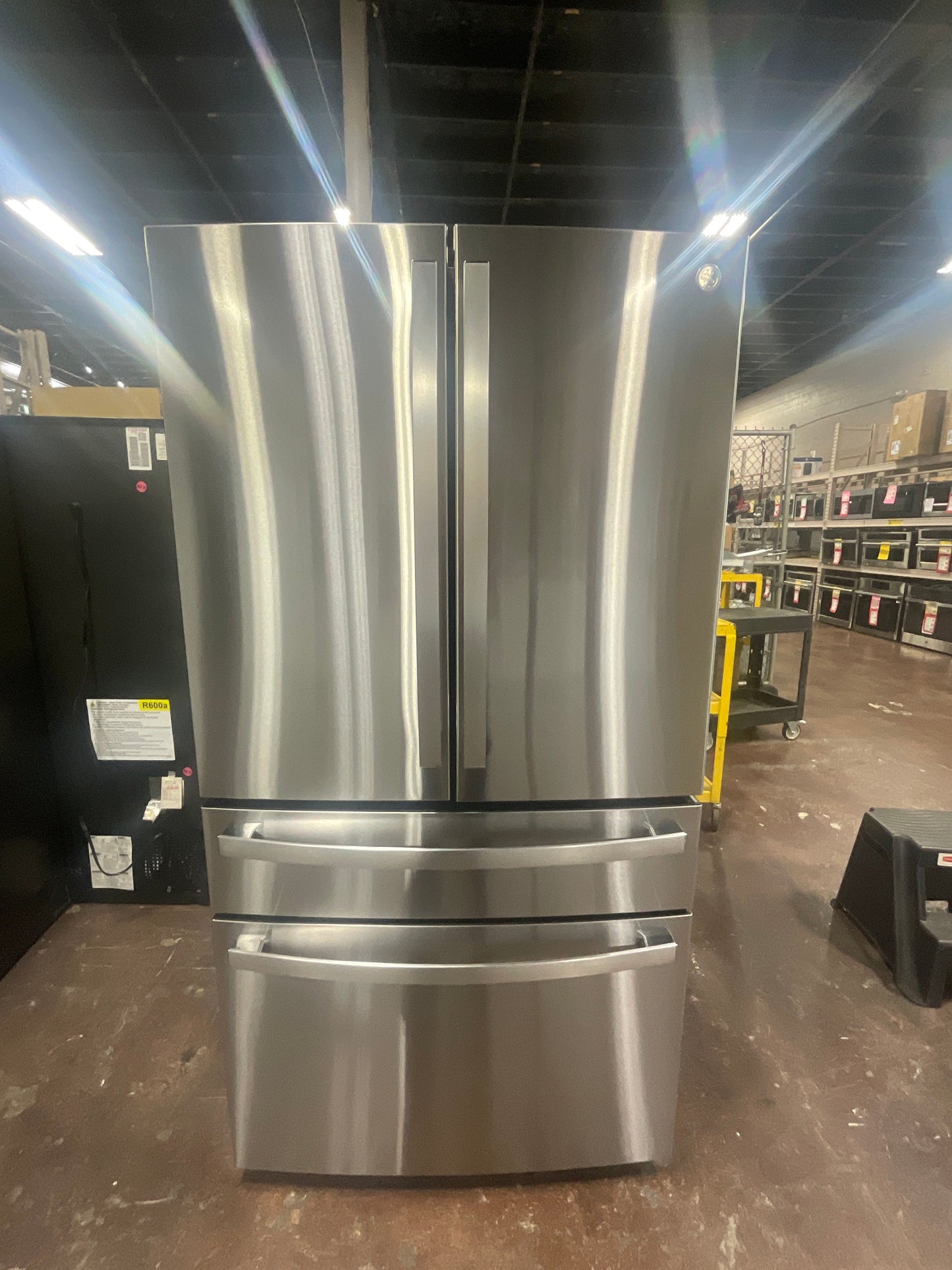GE Profile™ ENERGY STAR® 23.2 Cu. Ft. Smart Counter-Depth Fingerprint Resistant 4-Door French-Door Refrigerator